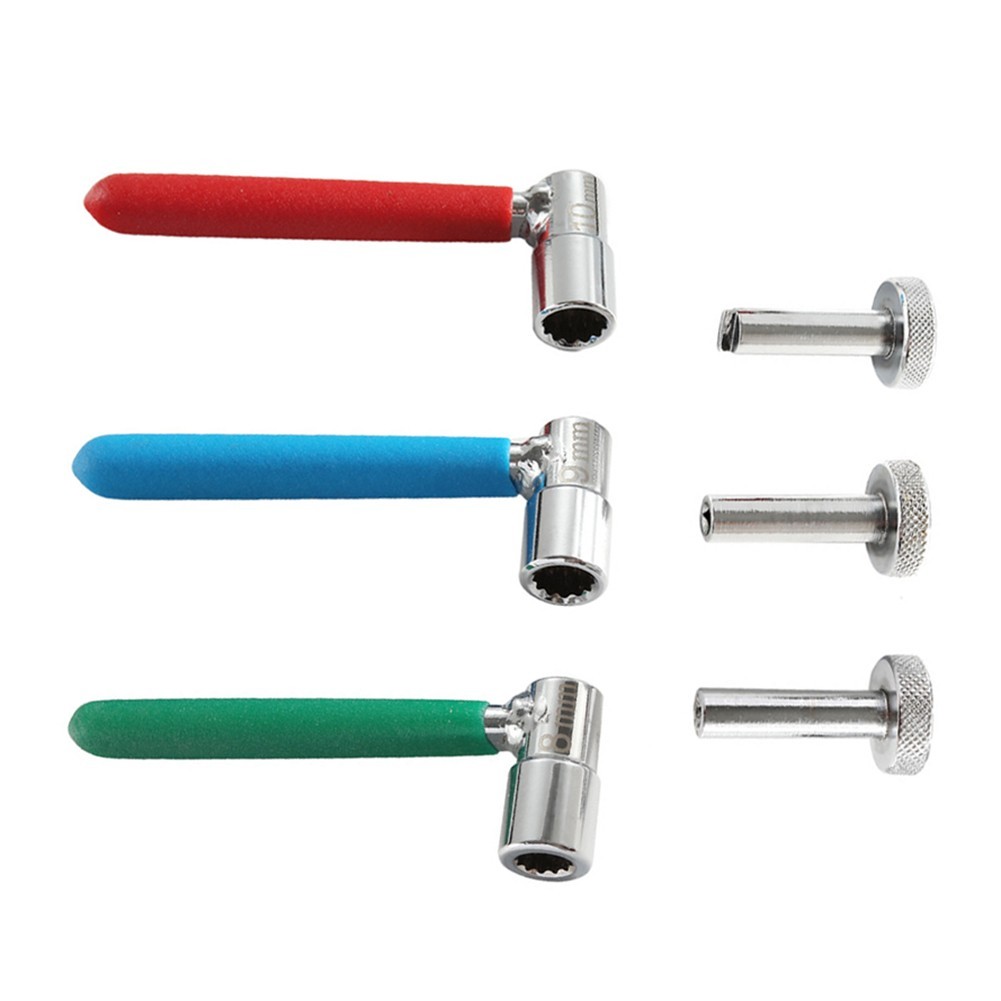 Motorcycle Valve Tappet Tool Set Heat Treated Steel 8mm 9mm 10mm Sockets