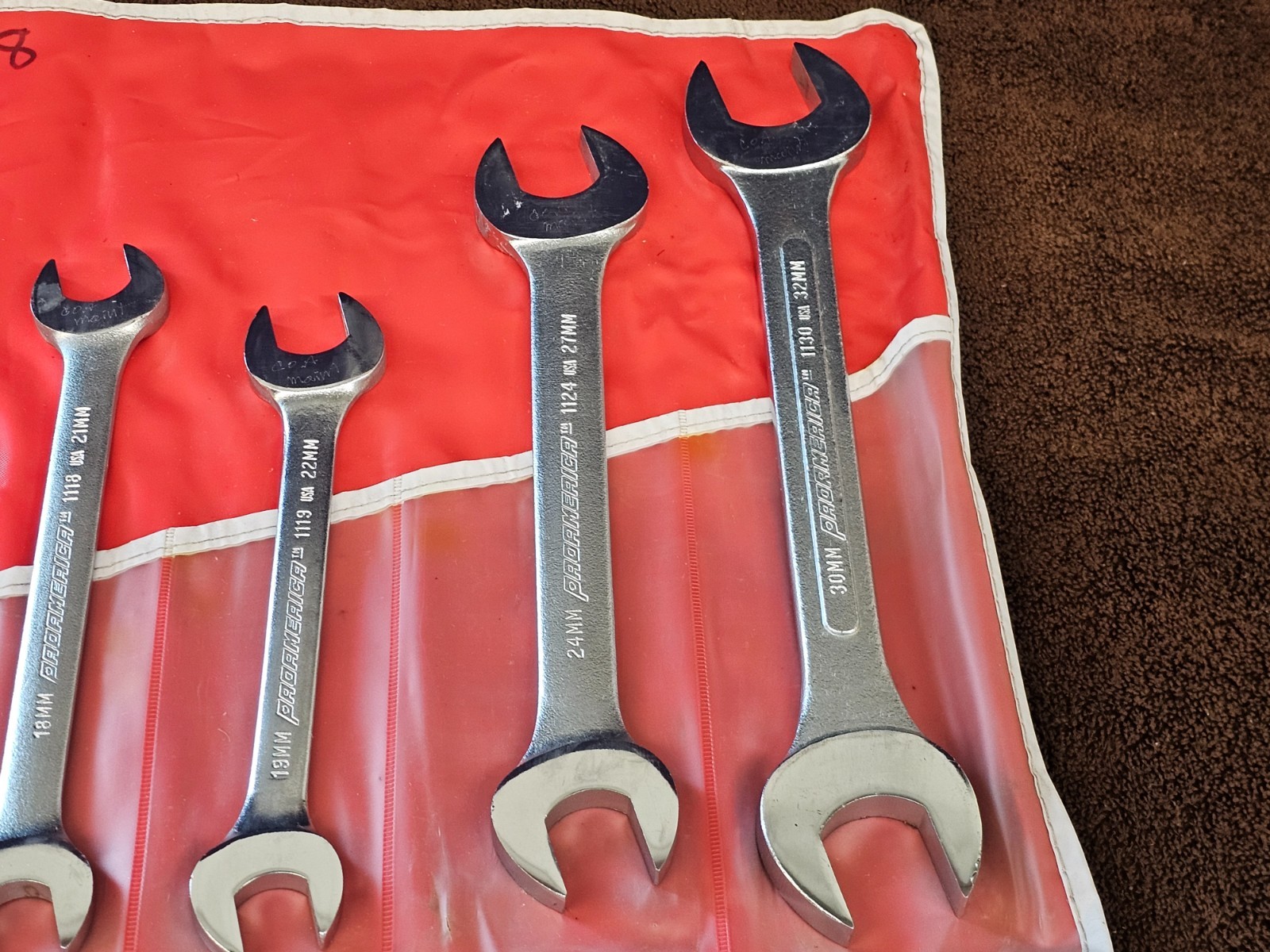 11 Pro America Double Opened Ended End Wrench Set Metric 6MM 32mm USA