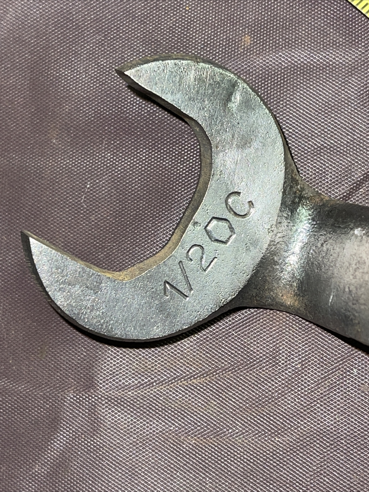 The Billings & Spencer Co USA 1120 7/16in X 1/2in Open End Wrench OC Vintage