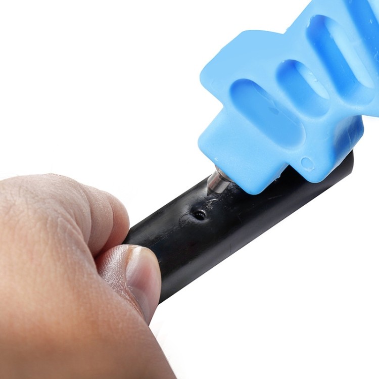 4mm Hole Puncher for PE Hair Pipe Micro Spraying – Durable Plastic & Metal