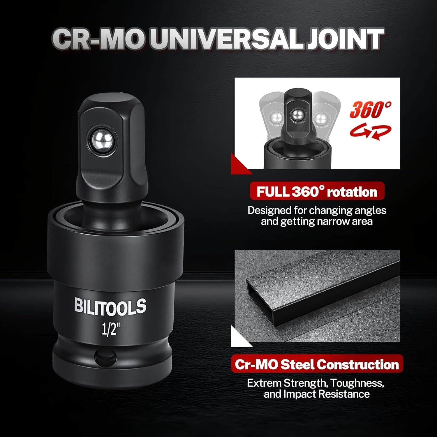 Impact Socket & U-Joint Adapter Kit | Corrosion Resistant