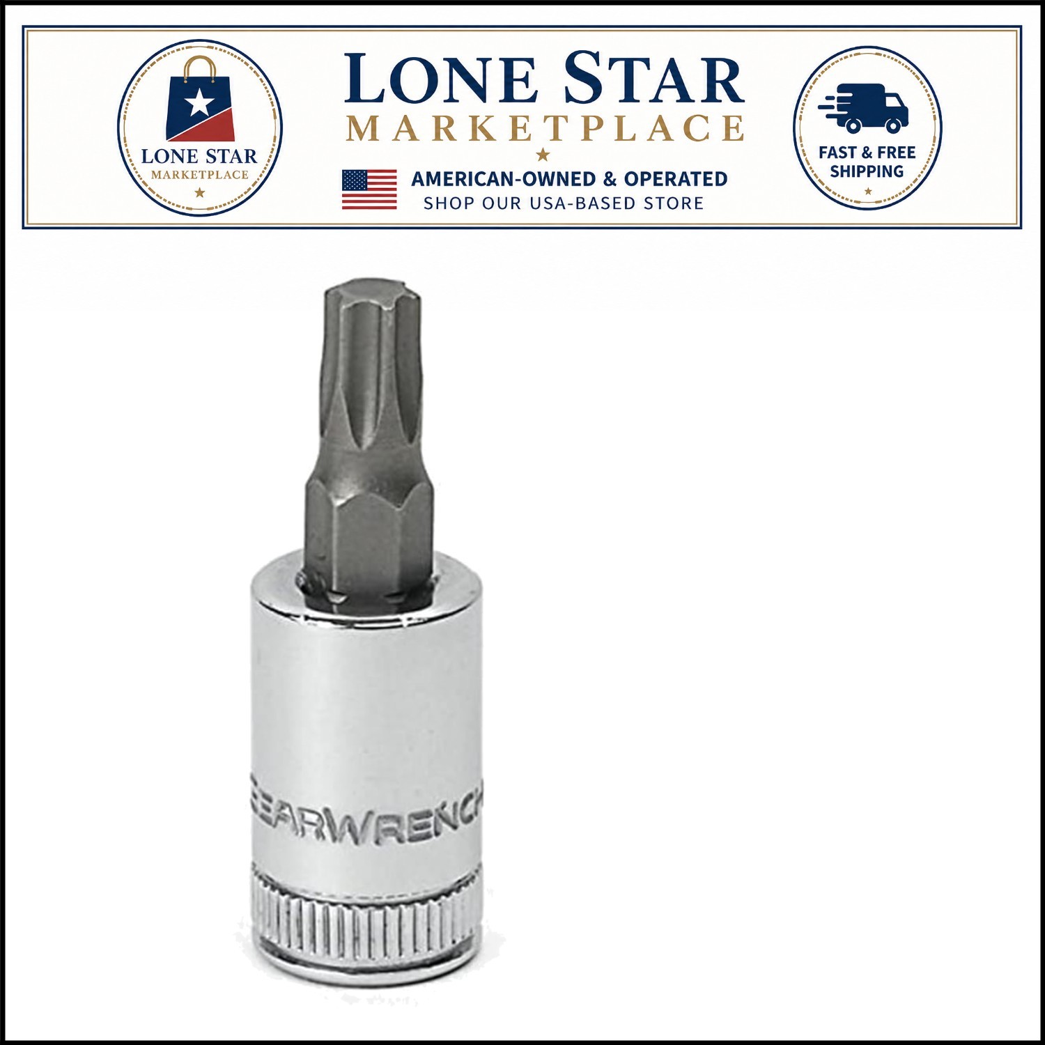 Gearwrench 3/8″ Drive Torx Bit Socket T25 – Durable Alloy Steel and Polished