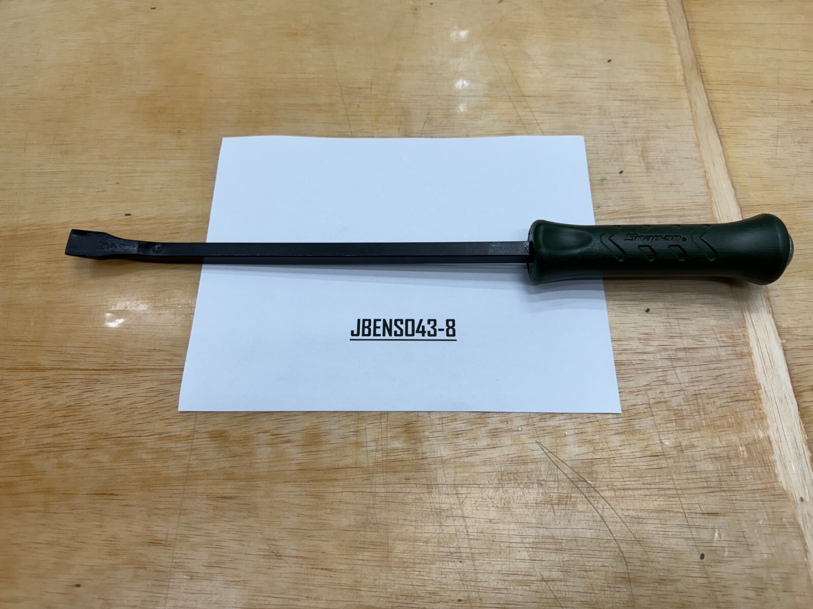 Snap-on Tools USA NEW COMBAT GREEN 18″ Length Steel Striking Pry Bar SPBS18ACG