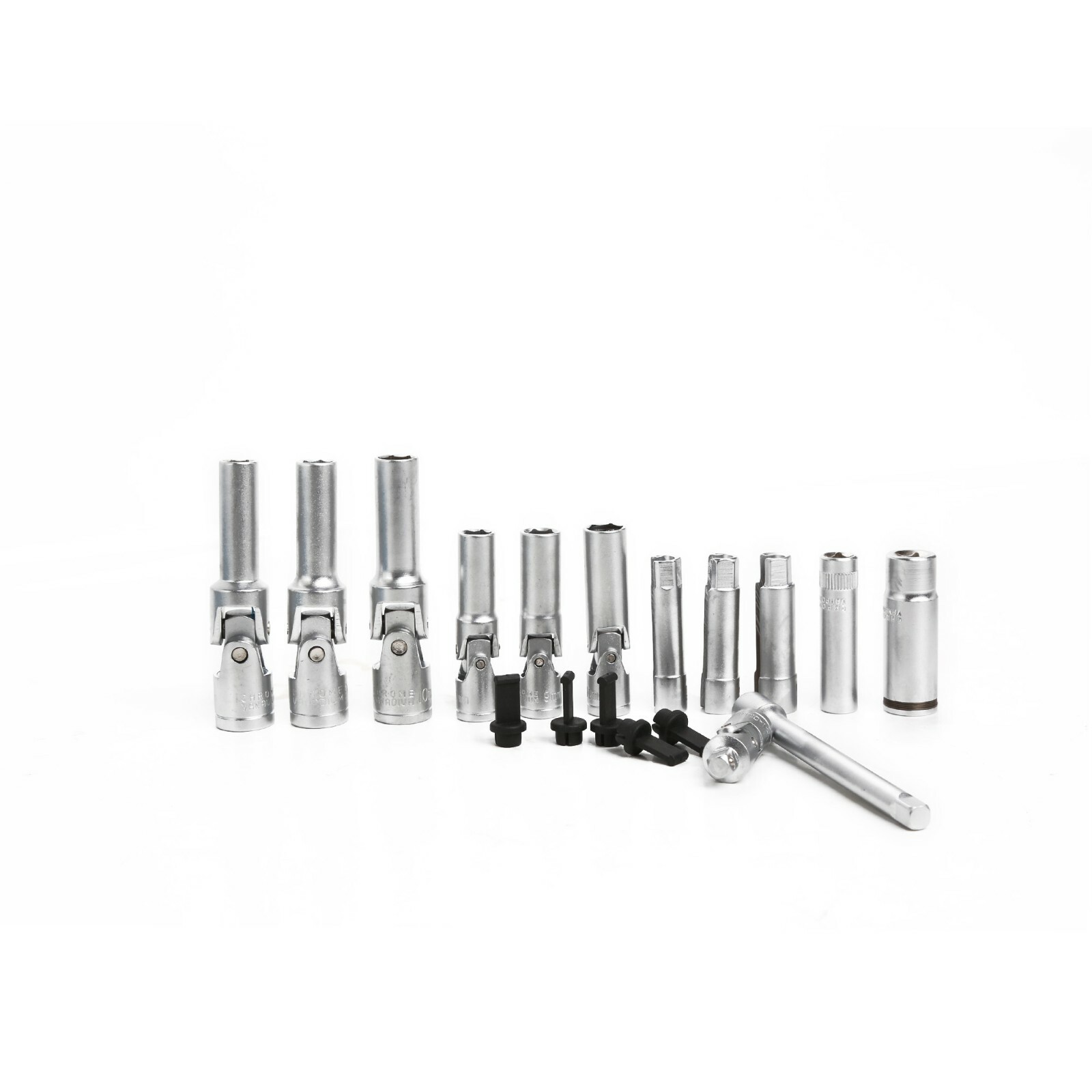 18 PC 3/8″ 1/4″ Drive Glow Plug Removal Socket Set PSG Thin Slotted Tool Kit
