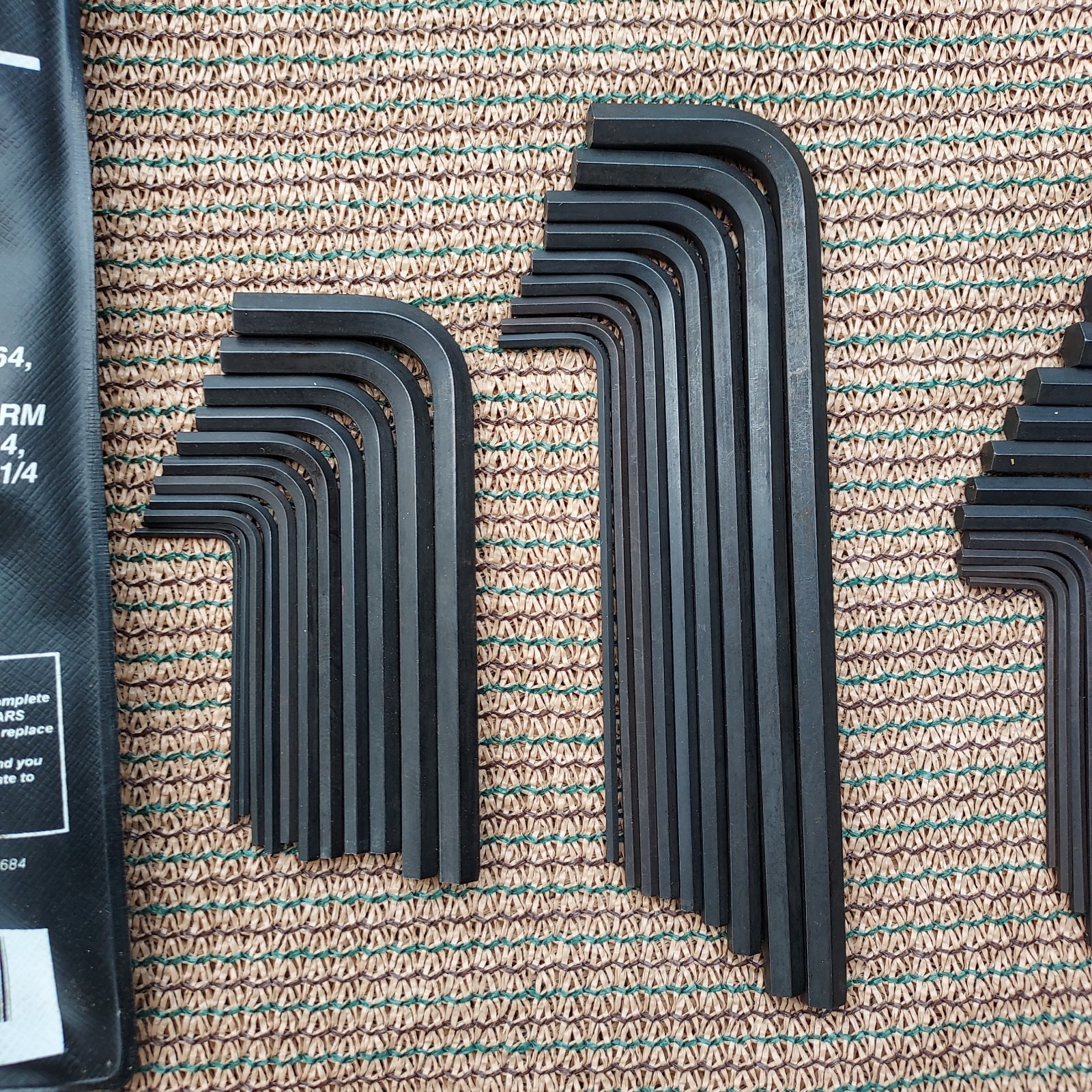 Vintage 40 pc Craftsman 46677 Metric 46696 SAE Set Screw Hex Key Allen – V – USA