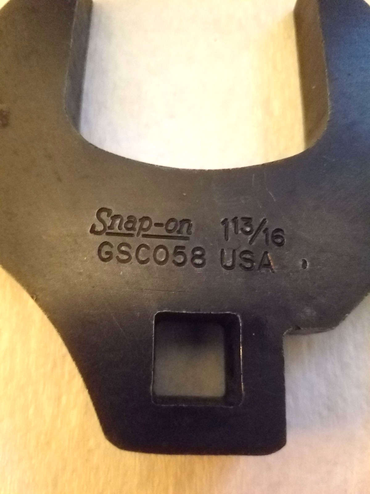 Snap On 1/2″ Drive 1-13/16″ Crows Foot Wrench Black Industrial Finish # GSCO58
