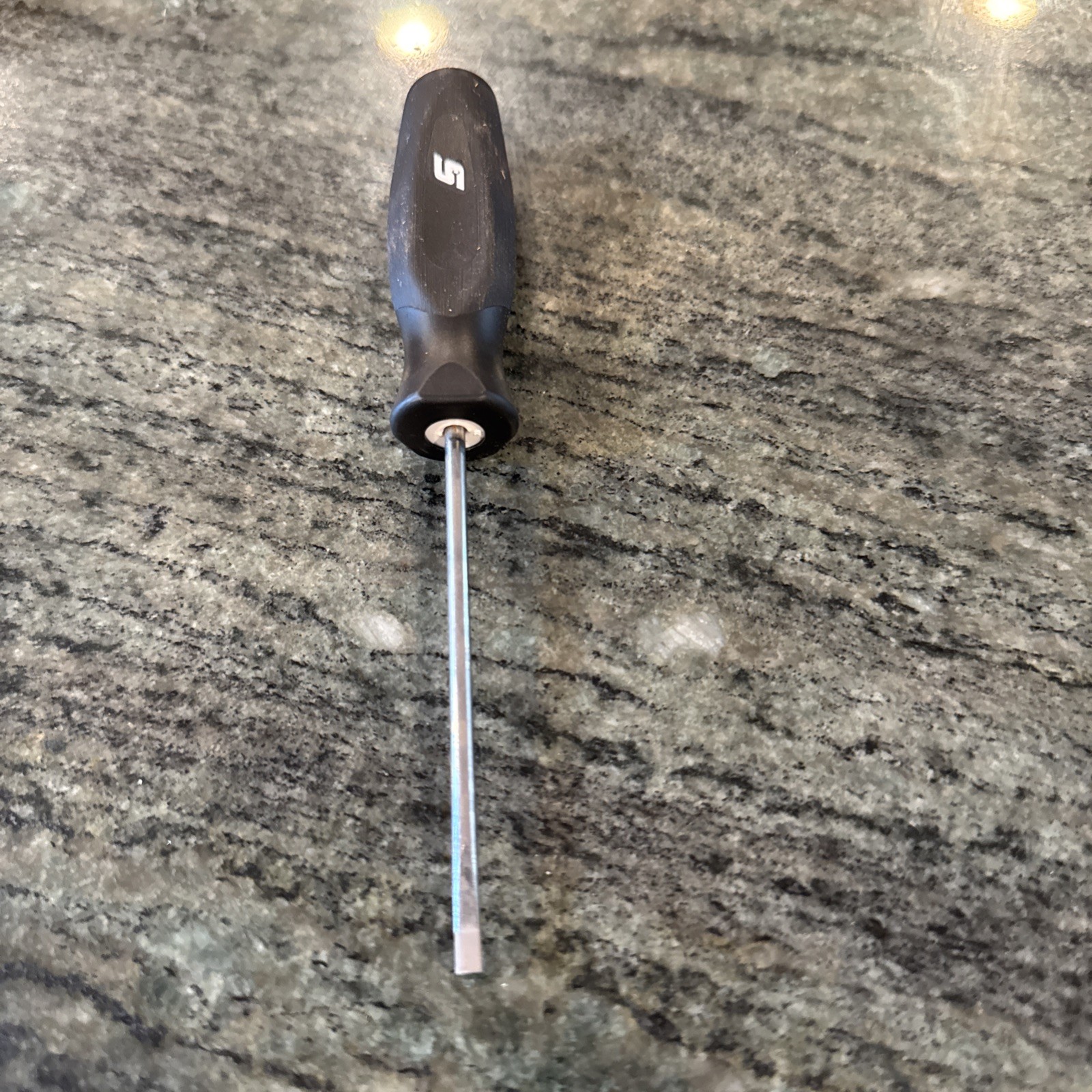 Snap On sgd304b flat tip soft grip mini tip screwdriver black new