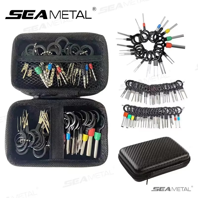 SEAMETAL 41/59pcs Car Terminal Removal Kit Box Wire Plug Connector Extractor Pul