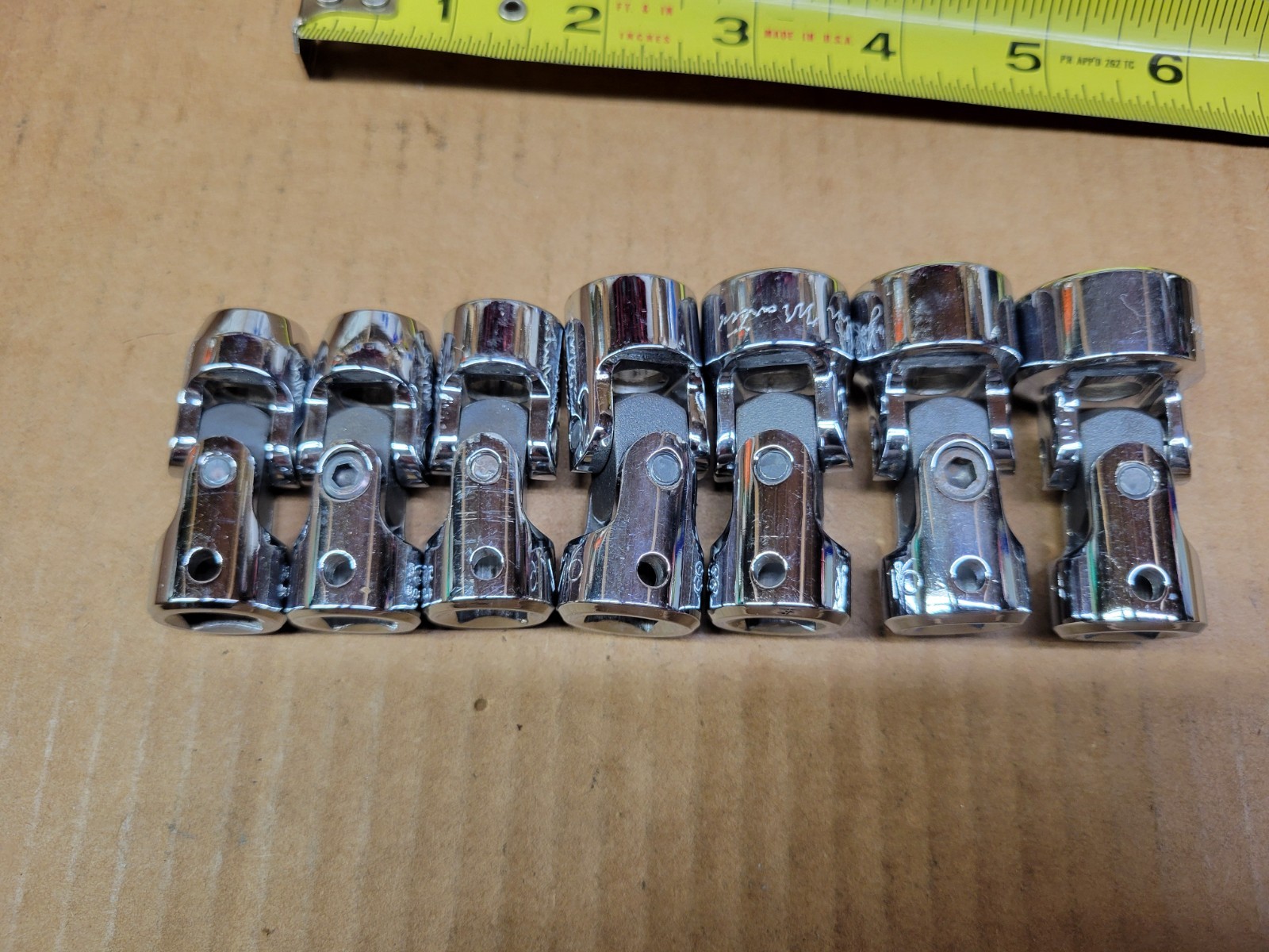 Proto USA 3/8″ Drive 7-Piece 6-Point Swivel Socket Set 3/8 – 3/4″ With Caddy