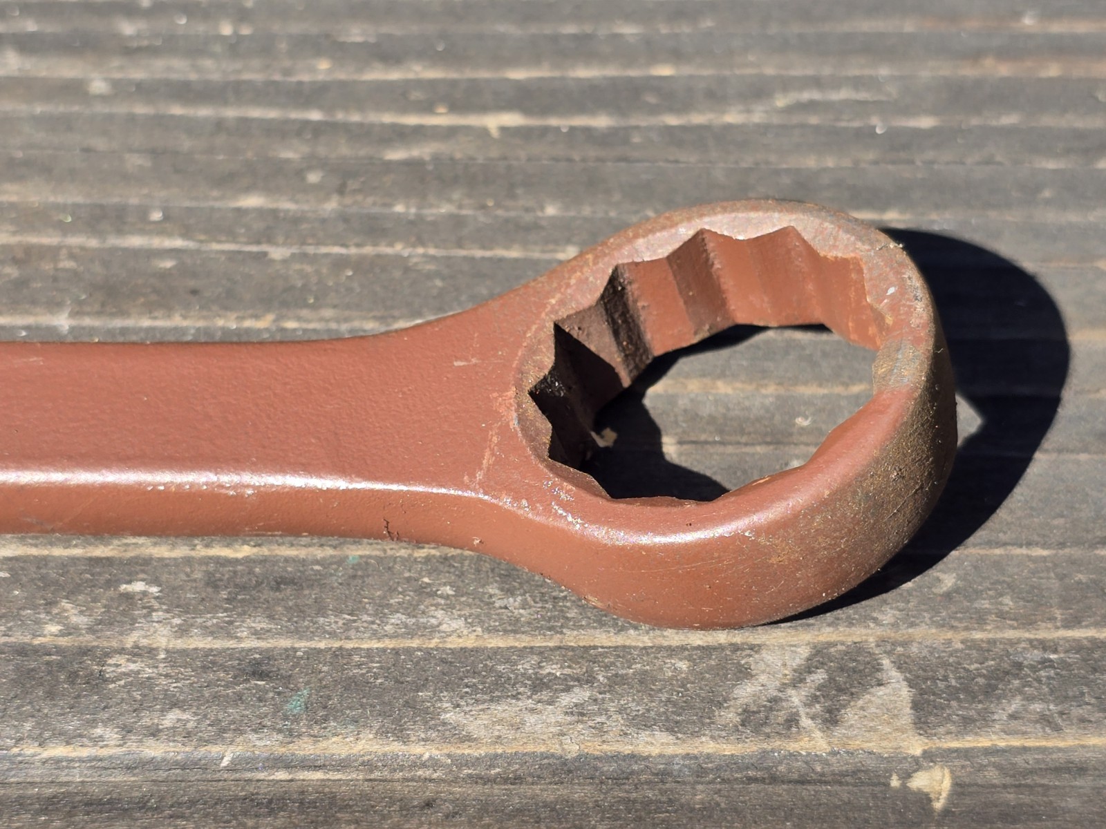 Vintage Plomb 1-1/8″ 12 Point Combination Wrench USA #1236