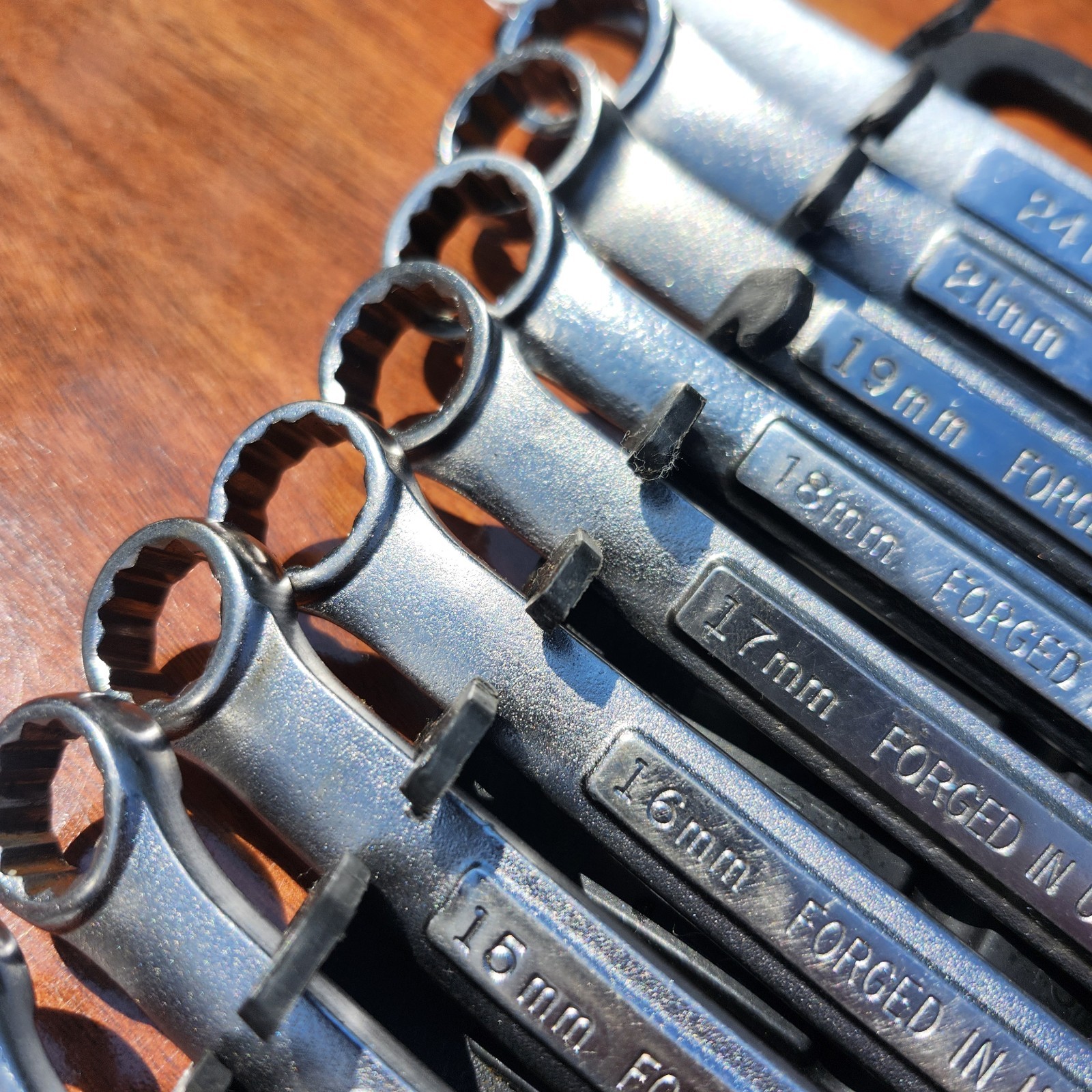 Vintage Craftsman Metric Combination Wrench Set 6-24mm 16 Pcs. VA, V Series USA
