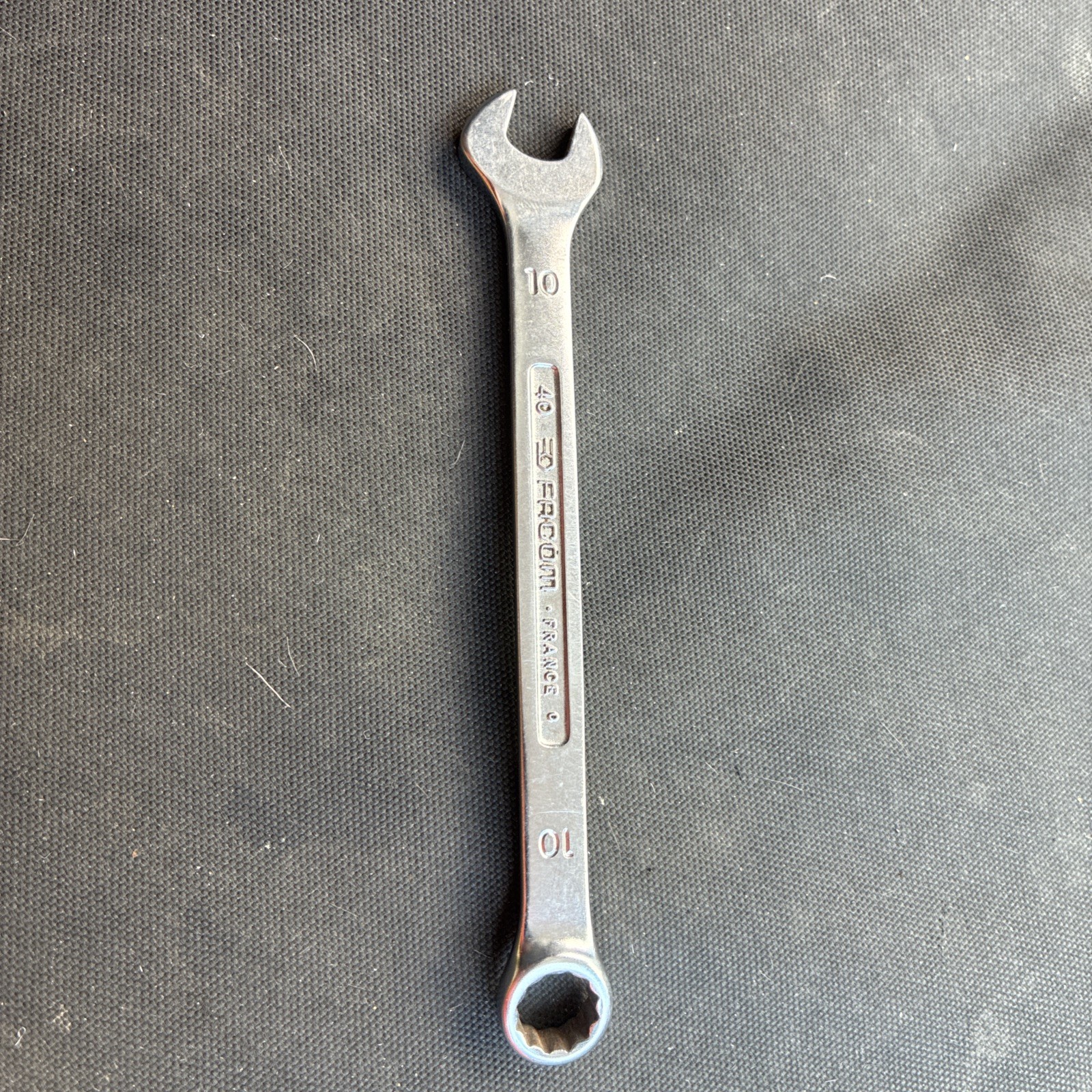 Facom 10mm 40 Series Combination Spanner Polished Chrome Finish. VGC