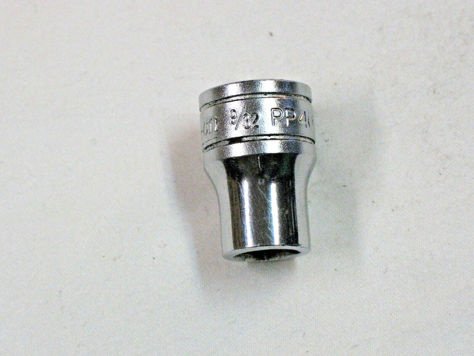 Snap on Tools SAE 3/8» Drive Shallow 9/32» Chrome Pipe Plug Socket PP409