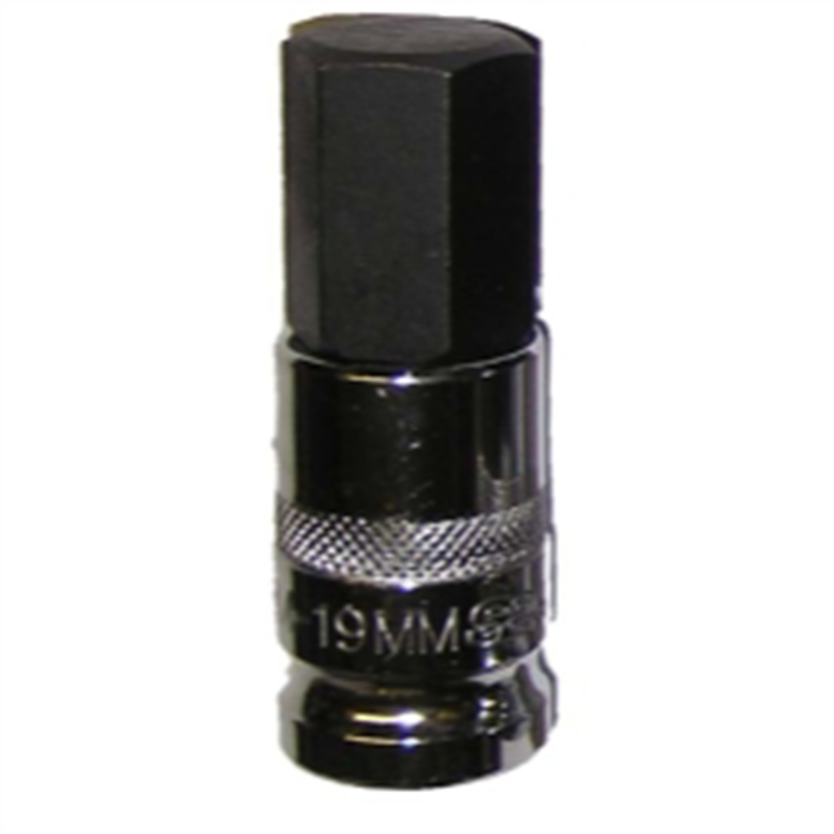 VIM Tools 19 mm Hex Bit, Chrome 1/2 Inch Square Drive Bit Holder