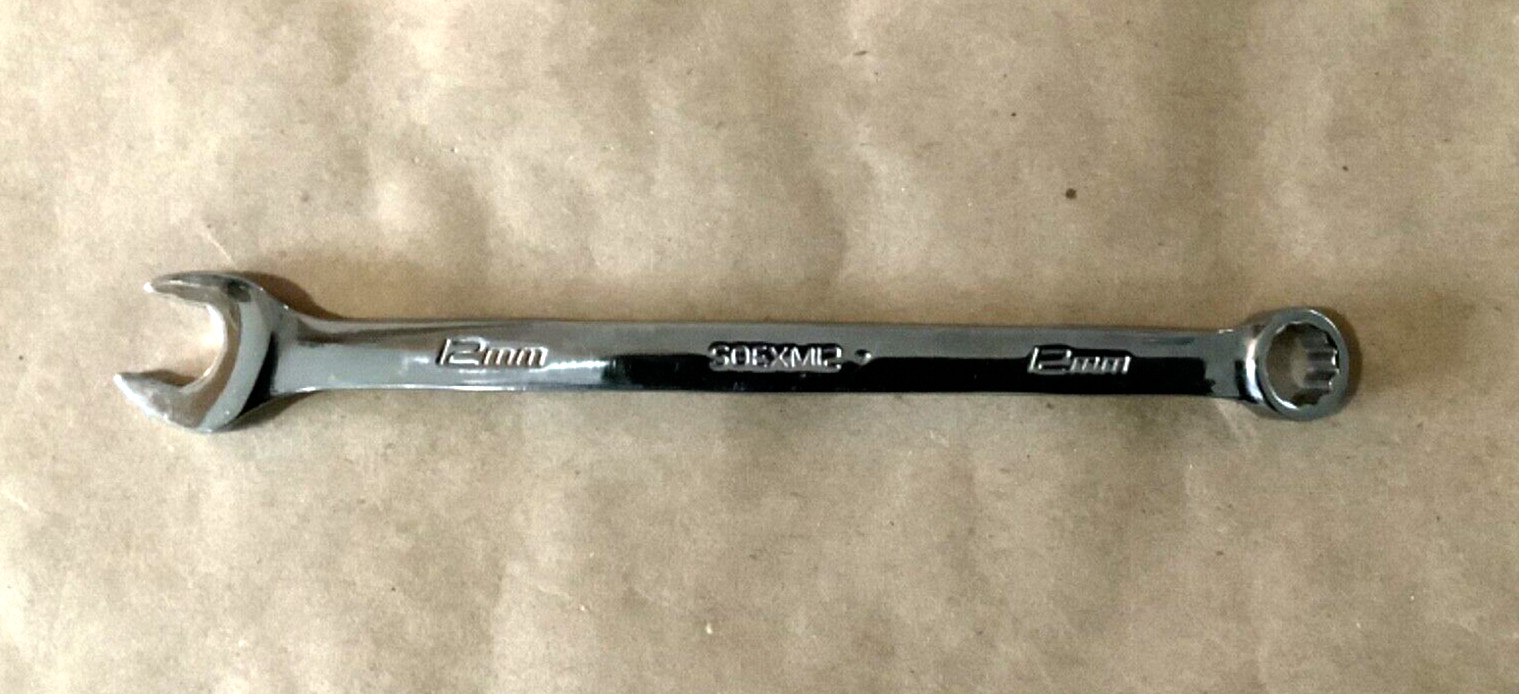 New Snap-on SOEXM12 12mm 12-Point Metric Standard Combination Wrench