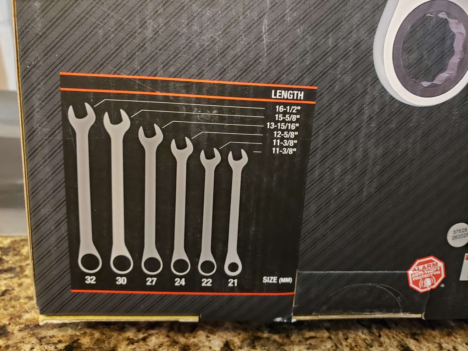 ICON WRRM-6 Metric Professional Large Reversible Ratcheting Wrench Set 57992