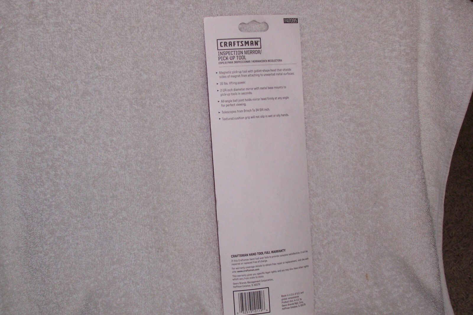 CRAFTSMAN Telescoping Inspection Mirror & Magnetic Pickup Tool 47095 USA NEW