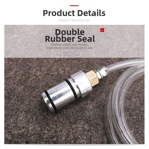 Oil Filler Funnel with Standard and Japanese Connector Extended PU Hose
