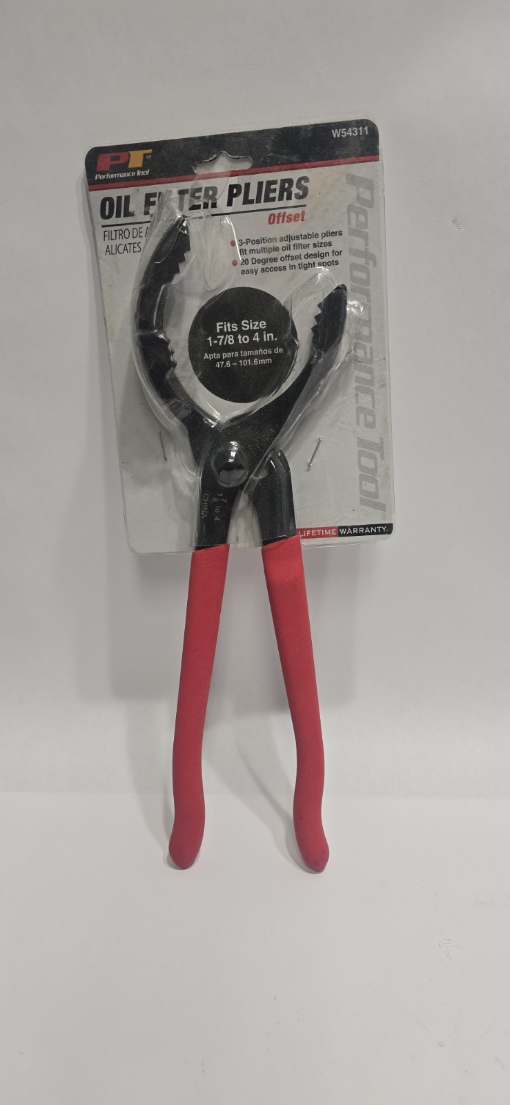 WILMAR OIL FILTER PLIERS 1-7/8 TO 4″ W54311