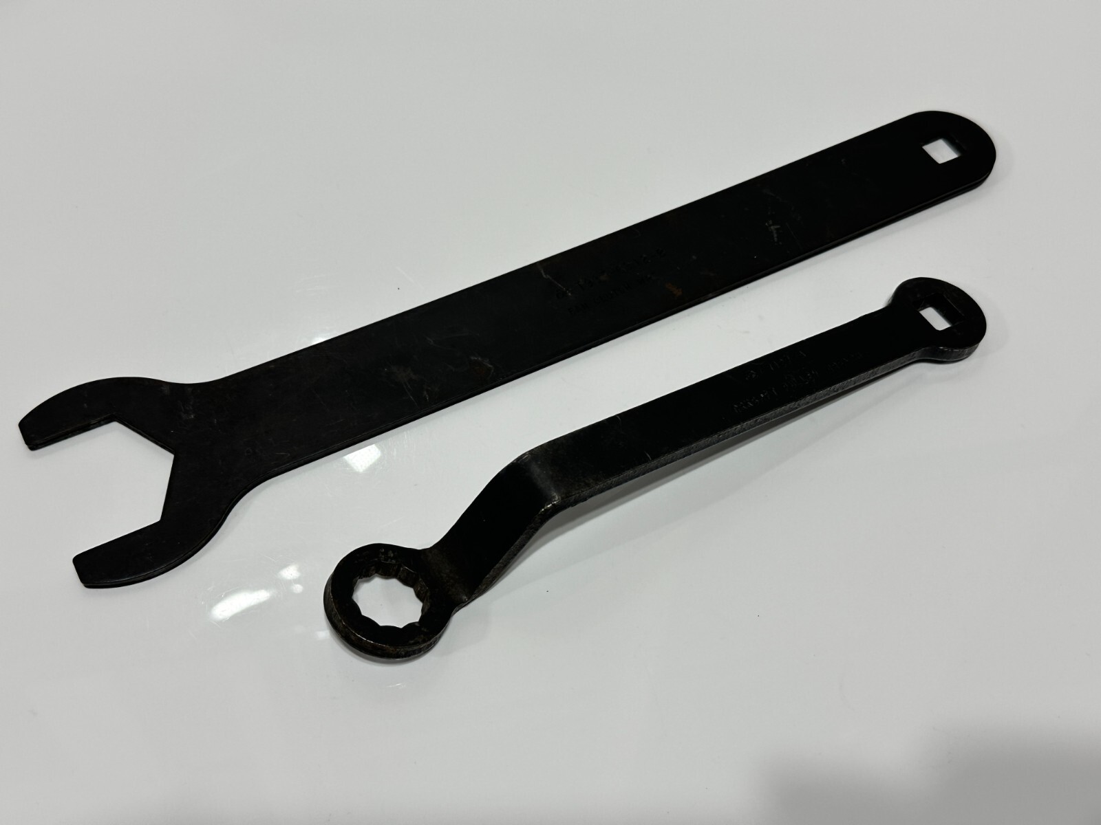OTC Tools USA 2pc 193T-6312-8 Fan Clutch Wrench, 7127-A Crankshaft Pulley Wrench