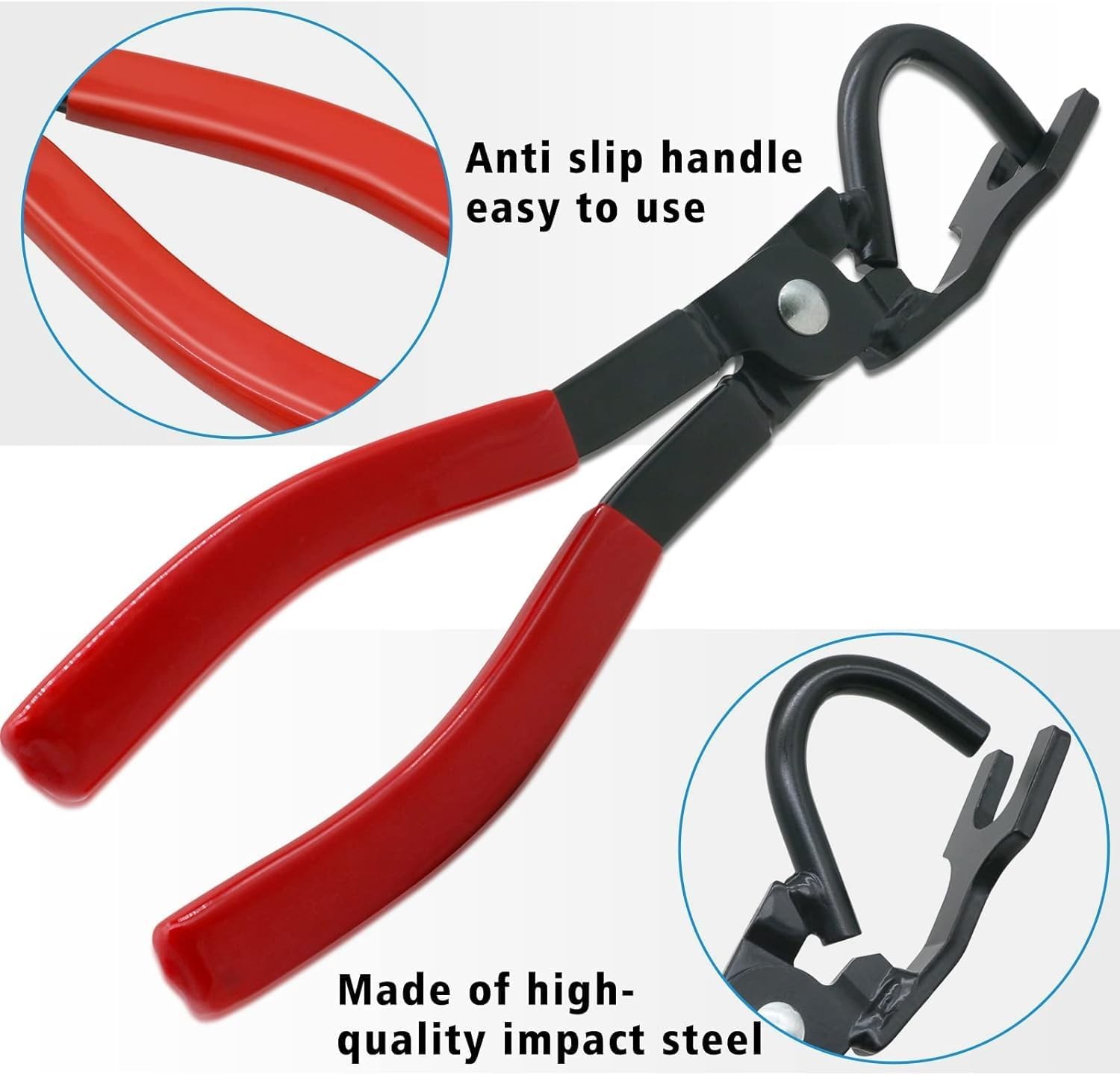 38350 Pliers Exhaust Hanger Brackets Rubber Support Red (Color)