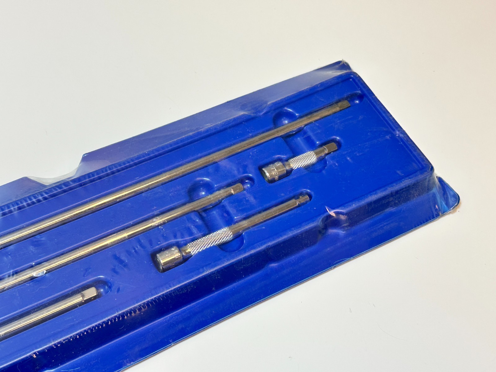 NEW Cornwell Tools USA Made E05ST 5pc 1/4” Drive Chrome Knurled Extension Set