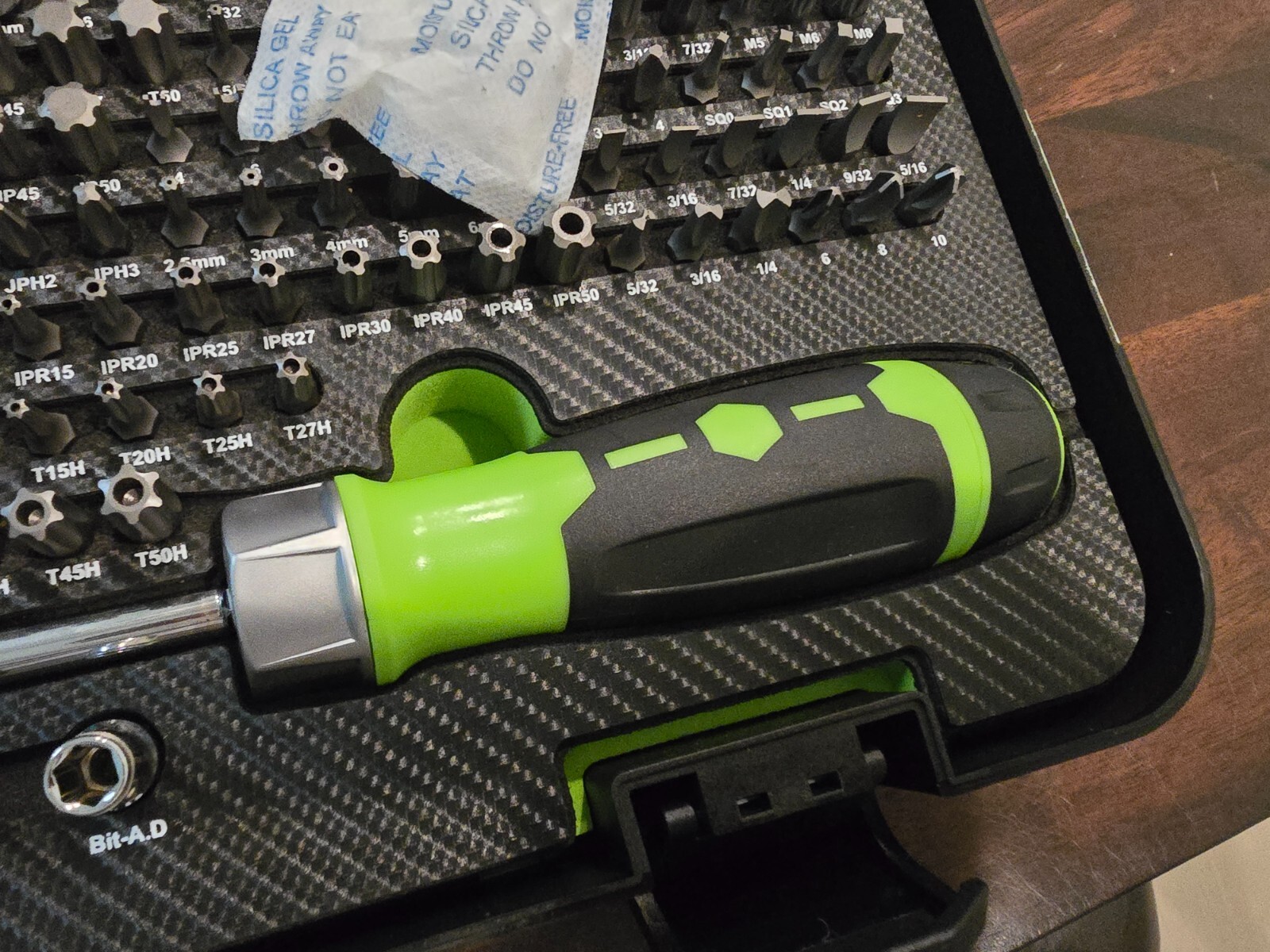 NEW GripEdge Tools MBS132 132-PC R.P.T. Master Multi-Bit Set Rounding Prevention