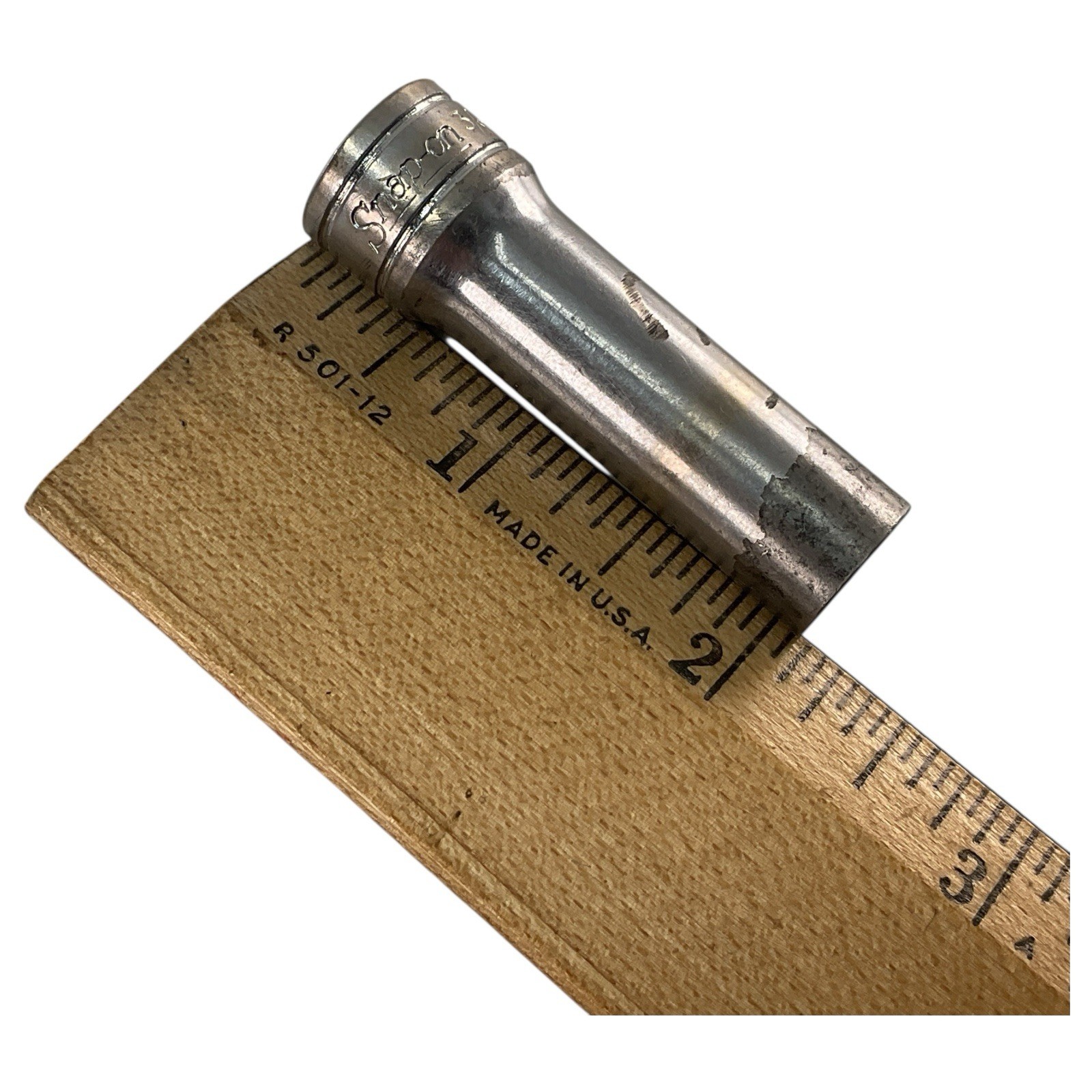 Snap-On Deep Chrome Socket SF-121 3/8″ SAE 12pt 3/8″ Drive Marks Flaking Tool