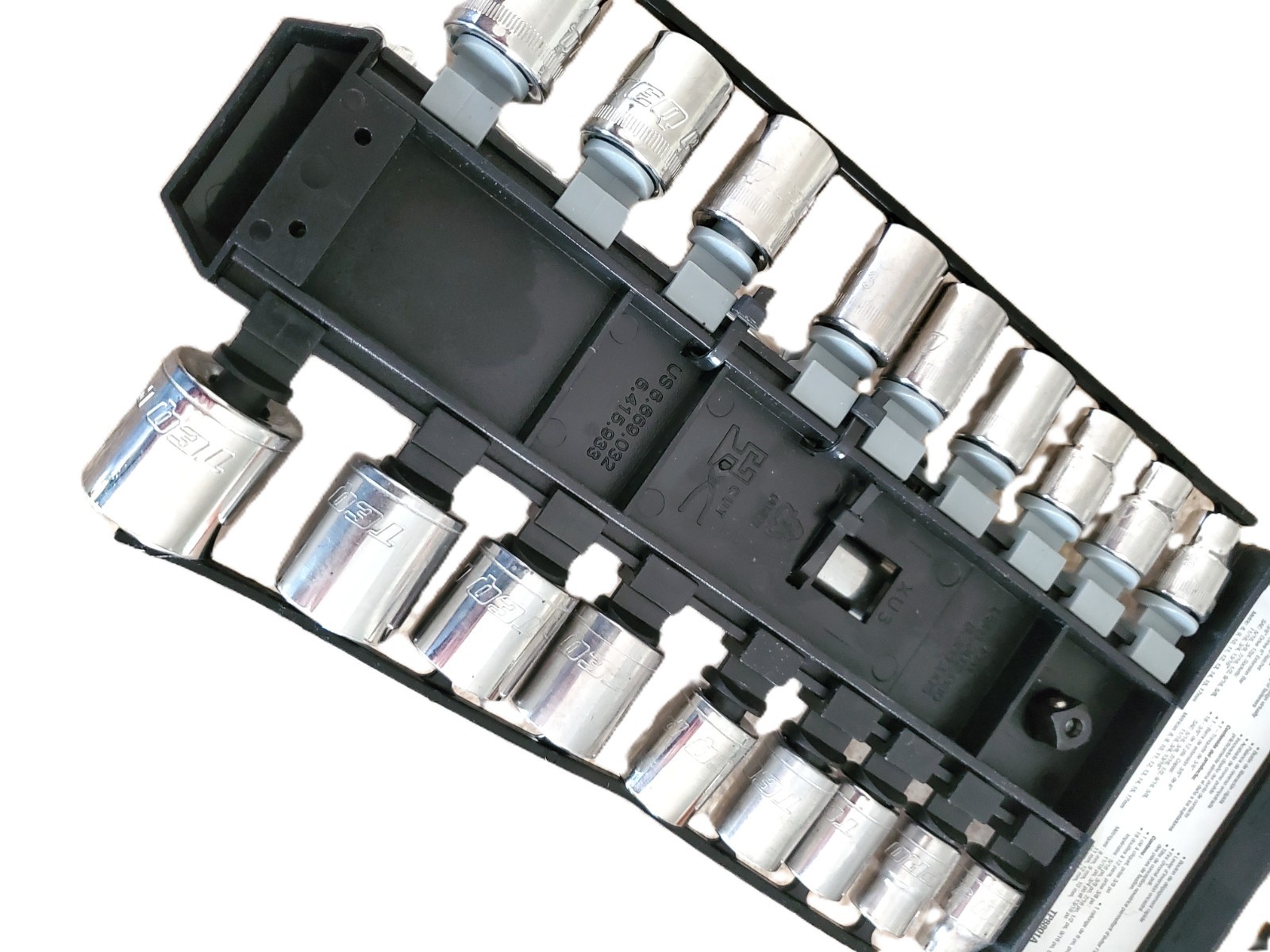 TEQ Correct Pro- 20 pc Socket Set- SAE/Metric- 3/8- 12 pt- #TP8801A- New