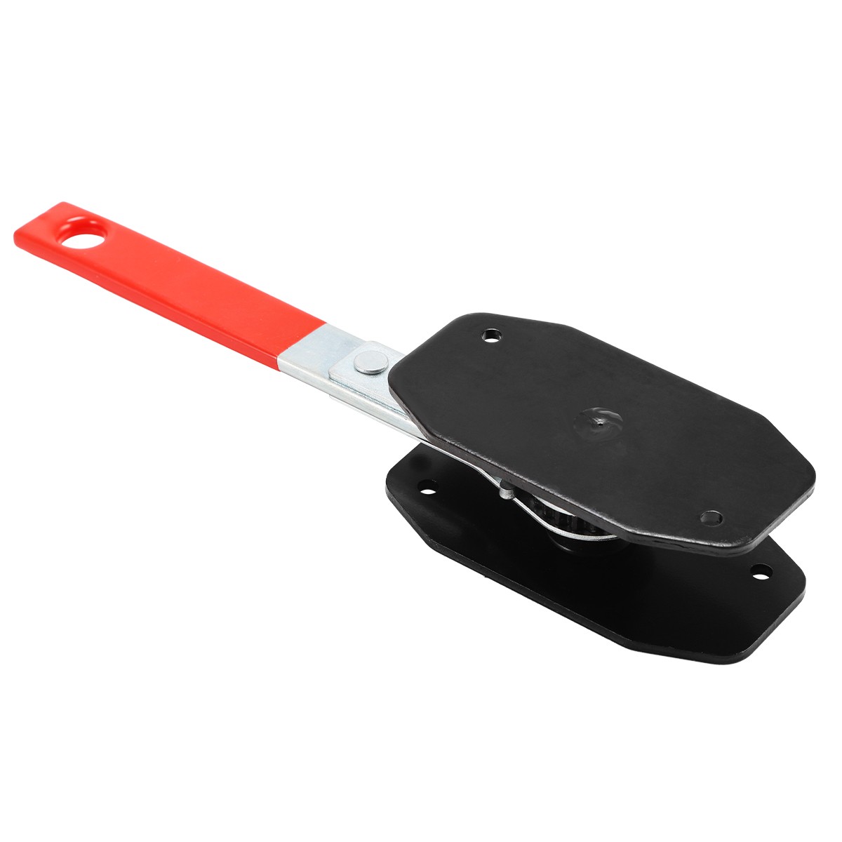 Car Spreader Caliper Pad Install Tool Ratchet Brake Piston Wrench w/4 Hanger Red