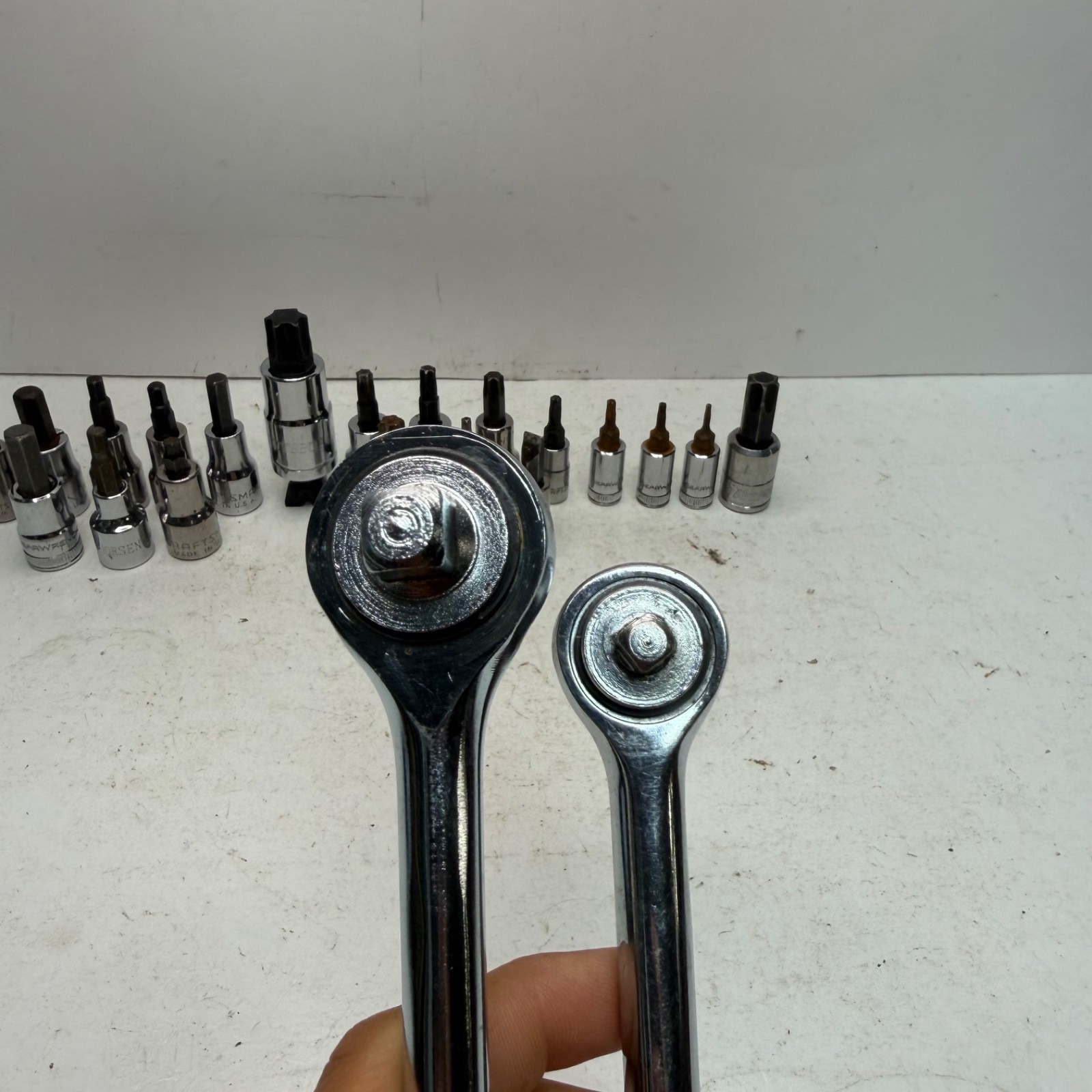 Mixed Socket & Ratchet Lot – Craftsman, Pittsburgh, Thorsen, Ampro – Torx & Hex