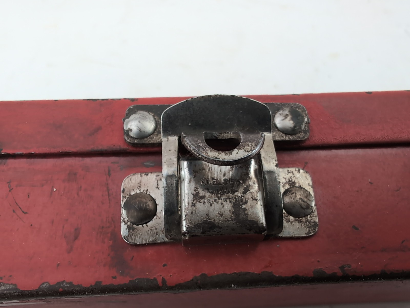 Charming Vintage Dayton Hand Tools Metal Box 8-1/4 x 3-1/2 x 1-1/2