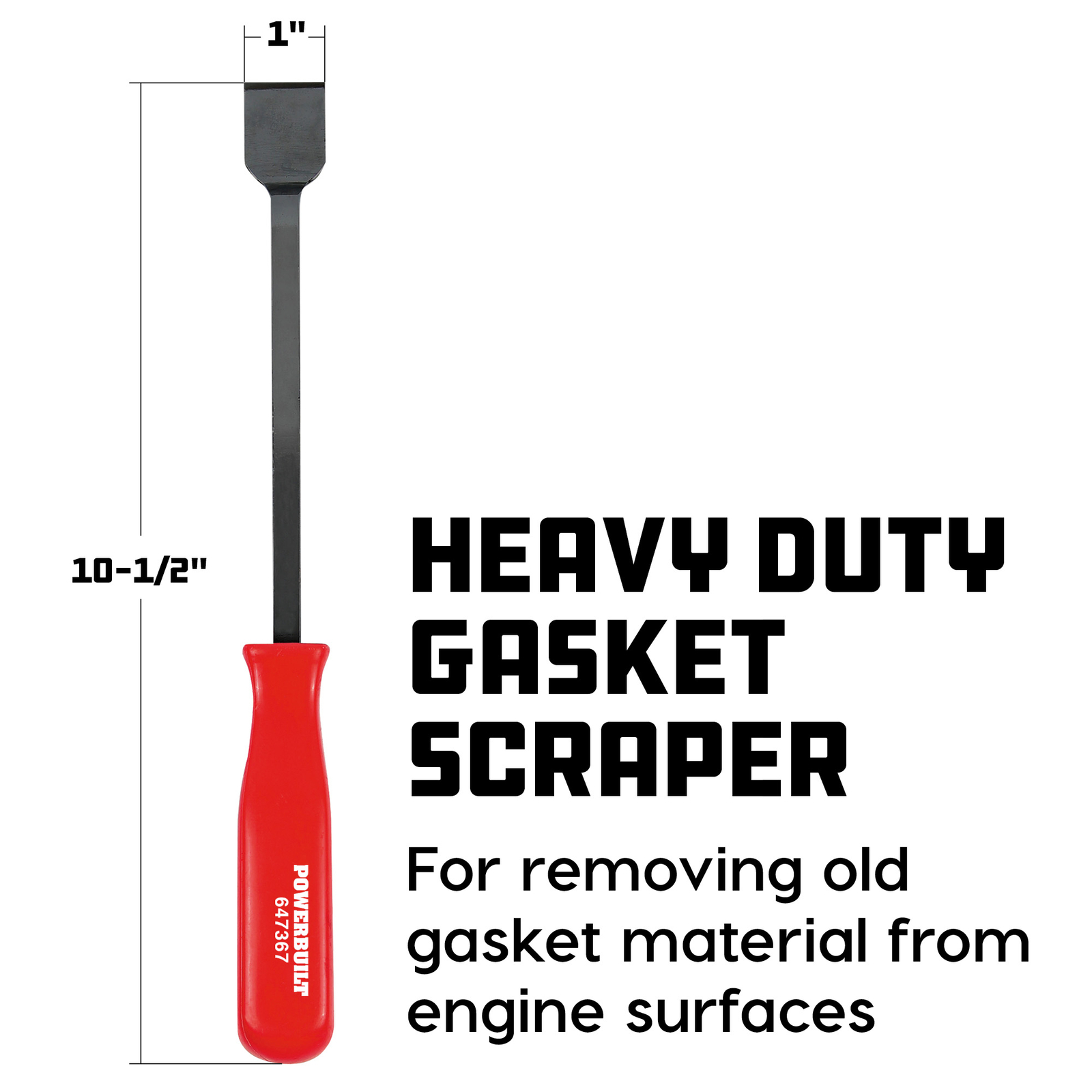 Powerbuilt Carbon Gasket Scraper – 647367