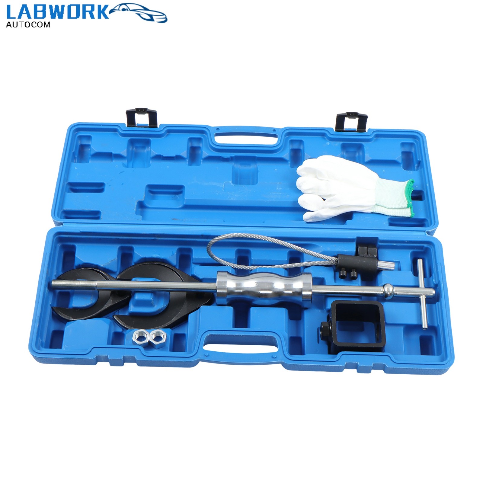 Inner CV Axle Puller Tool Set with 5/8″-18 Slide Hammer 2″ & 2.5″ CV Joint Fork