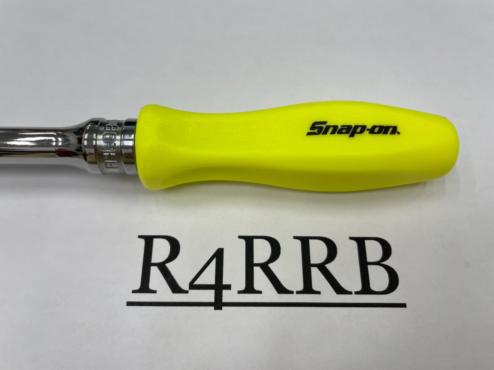 Snap-on Tools USA NEW 3/8″ Drive HI-VIZ Long Length Hard Handle Ratchet FHLD80HV