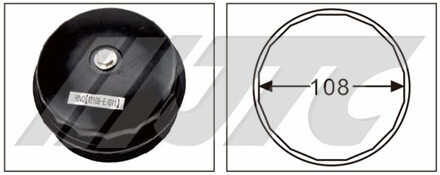 JTC-7761 FUSO, HINO TRUCK OIL FILTER WRENCH (1/2″ DR; 108/16PT) 12108-EV011…