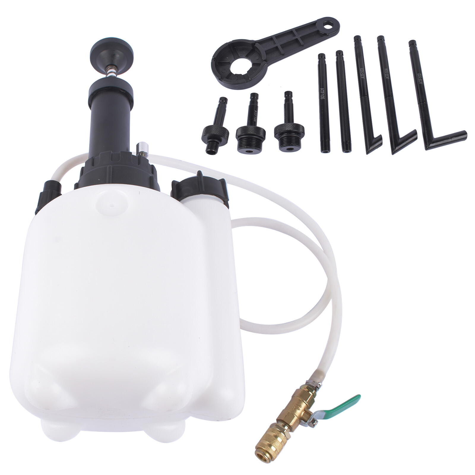 3L Transmission Oil Filling Tool System Fluid Pump Manual with 8pcs Adaptors