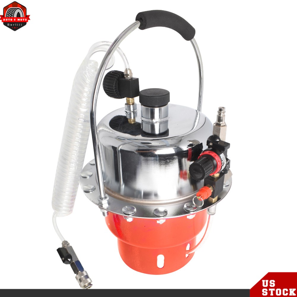 Brake & Clutch Bleeder Valve System Kit + Portable Pneumatic Air Pressure Kit