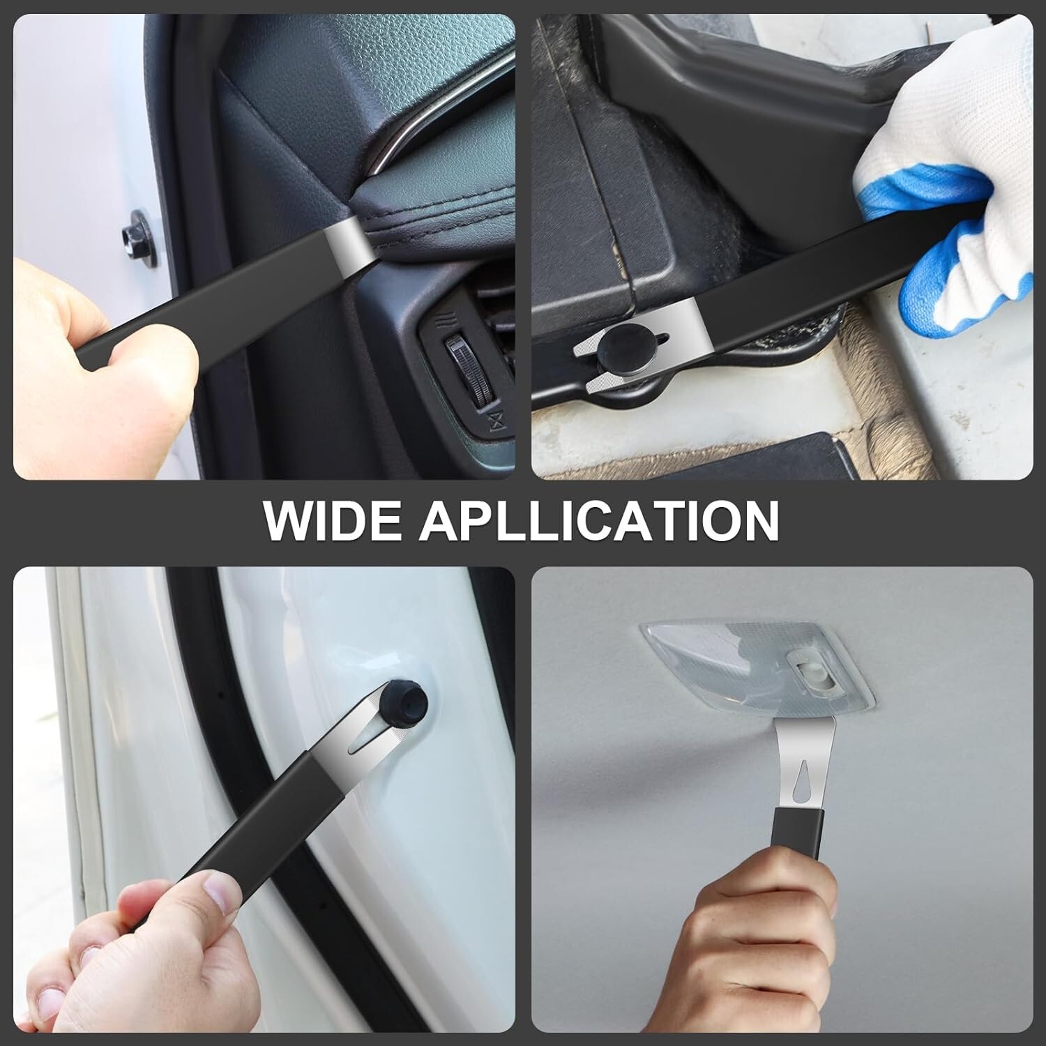 Metal Auto Trim Removal Tool Kit 20 Pcs Car Kit Fastener Tools Set