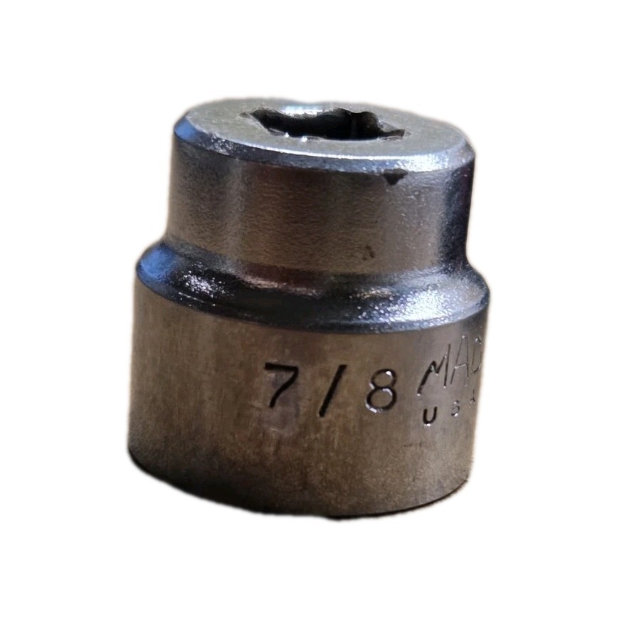 Mac Tools 3/8″ Dr. 7/8″ 13/16″ 1/4″ 6PT SAE Shallow Chrome Socket X286 X286 X86