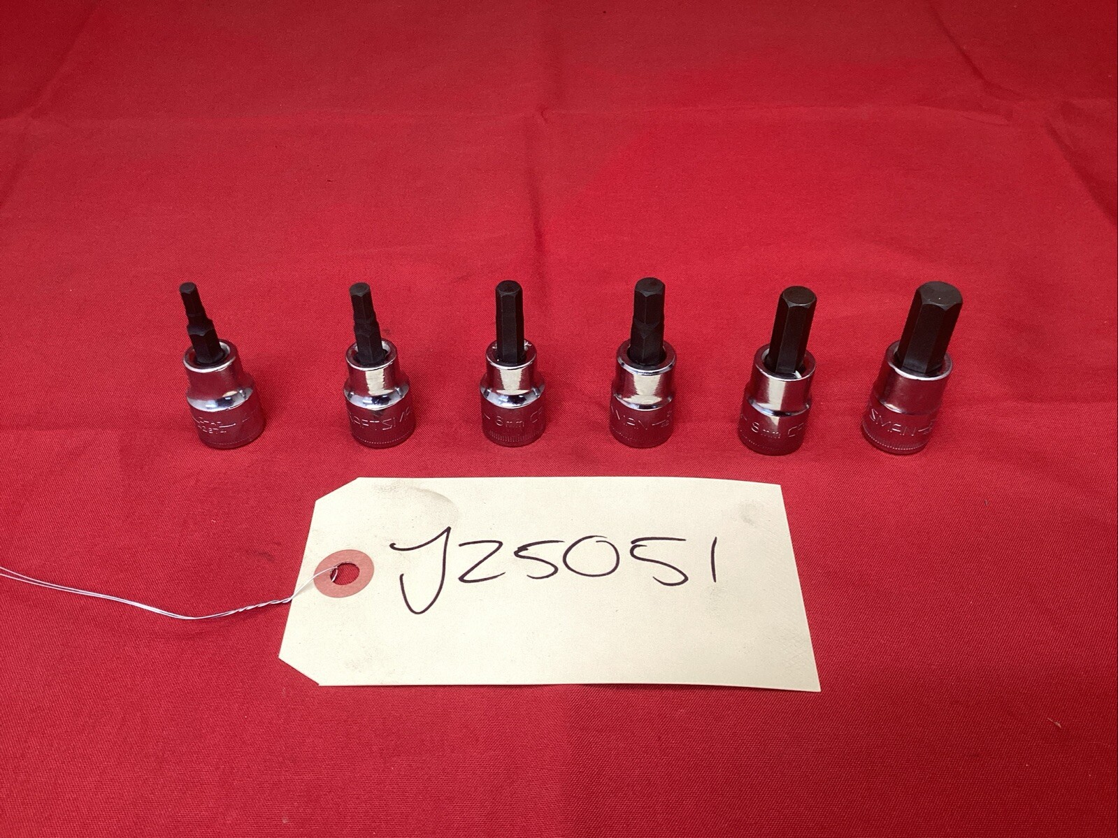 CRAFTSMAN 3/8″ DRIVE HEX BIT (4MM, 5MM, 6MM, 7MM, 8MM, 10MM) SOCKET , LOT OF 6.