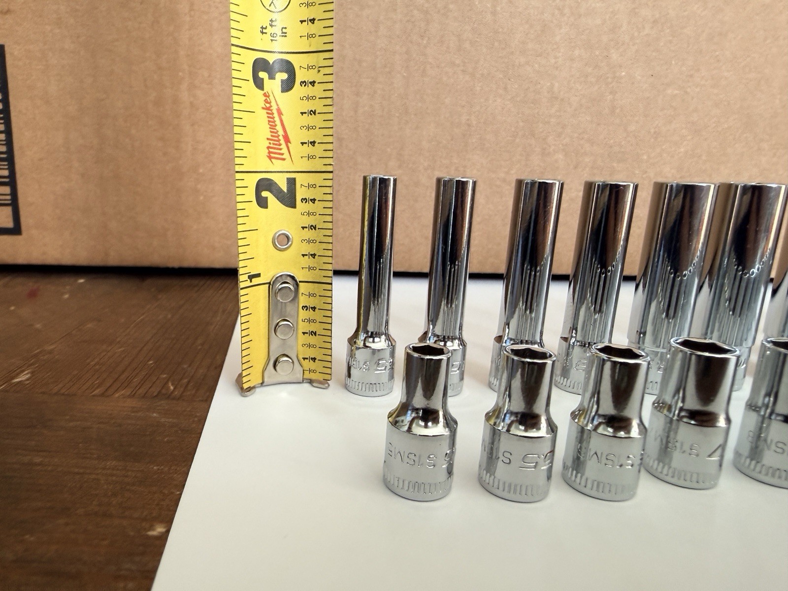 ICON 1/4” Drive 6Pt Metric Shallow/Deep Socket Chrome – Choose Size mm