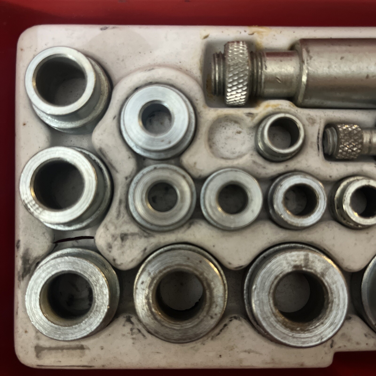 Dayton 4X083A 19 Of 20 Piece Bushing Removing & Inserting Set in Case