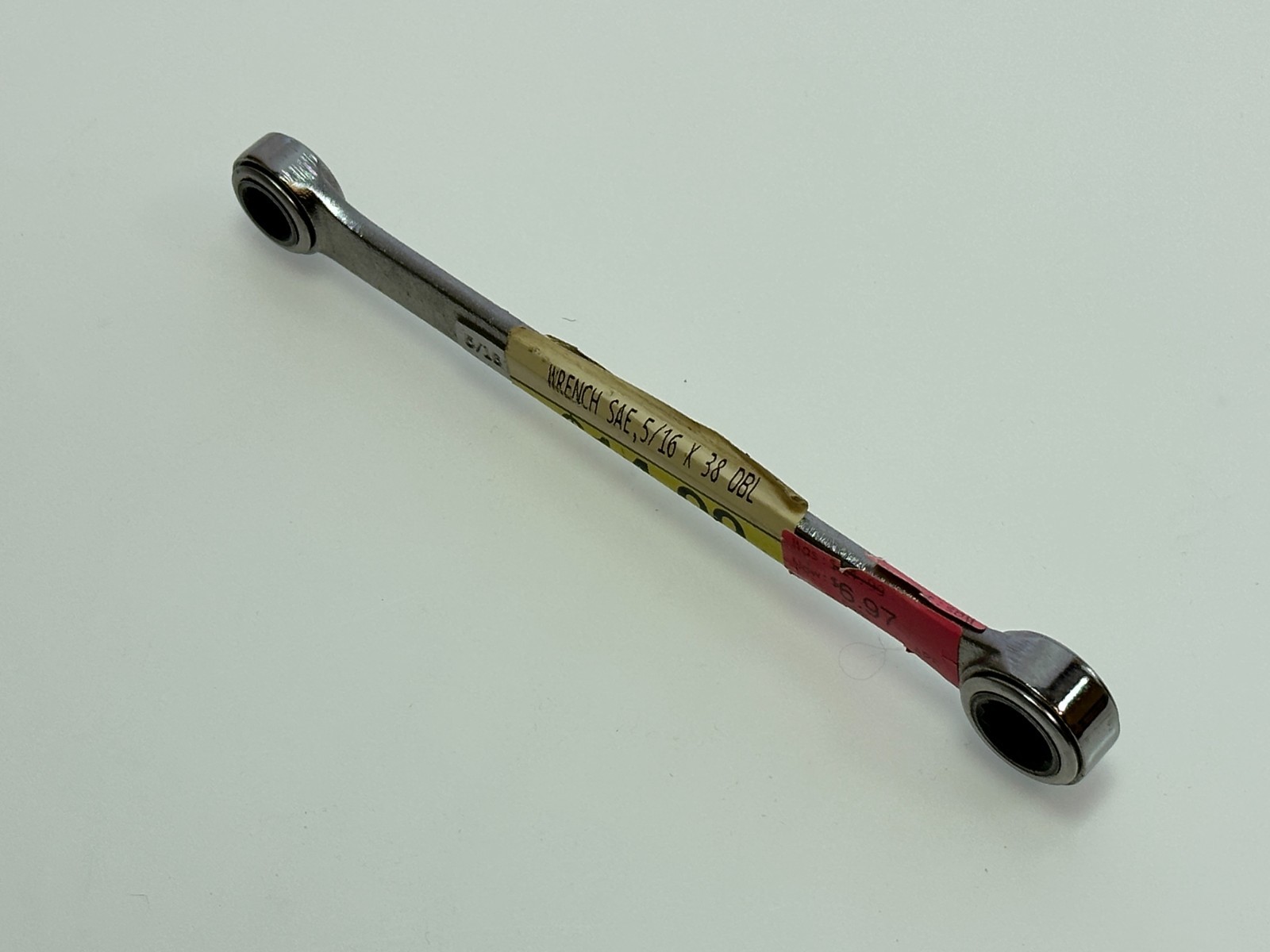 NOS Craftsman USA 425910 VA Double Box End Ratcheting Wrench SAE 5/16″ & 3/8″