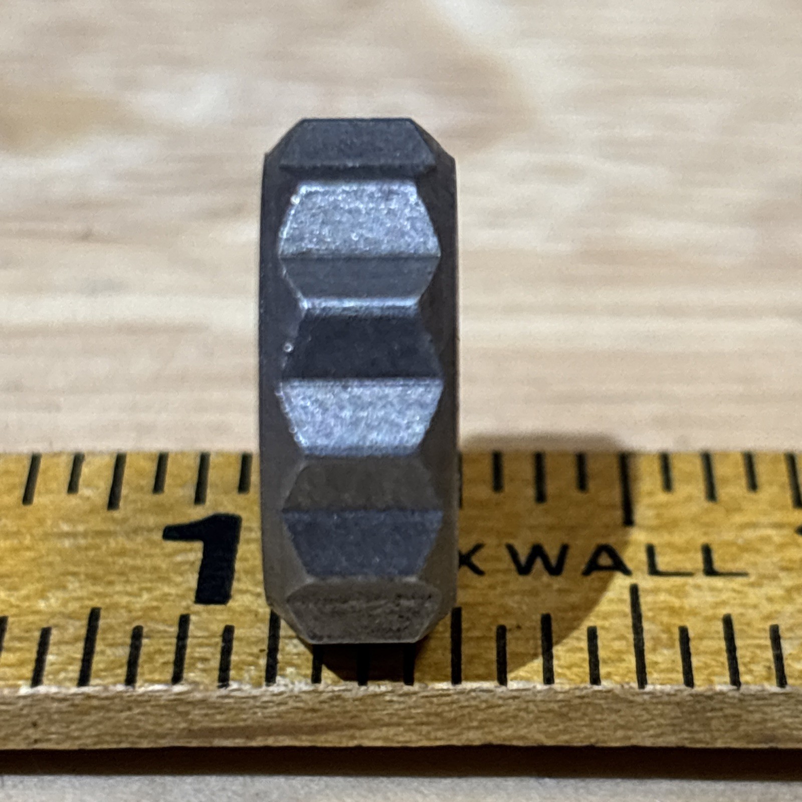 Snap On 6-32 6mm NC Die Double Hex From Set TD2425 USA READ!