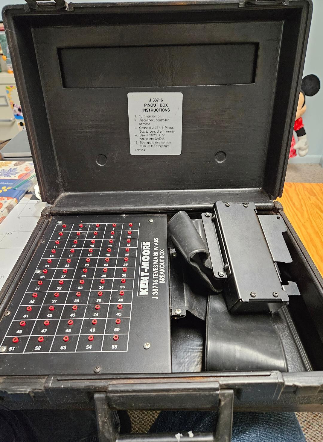 KENT MOORE TOOL J-38716 TEVES MARK IV ABS BREAKOUT BOX KIT