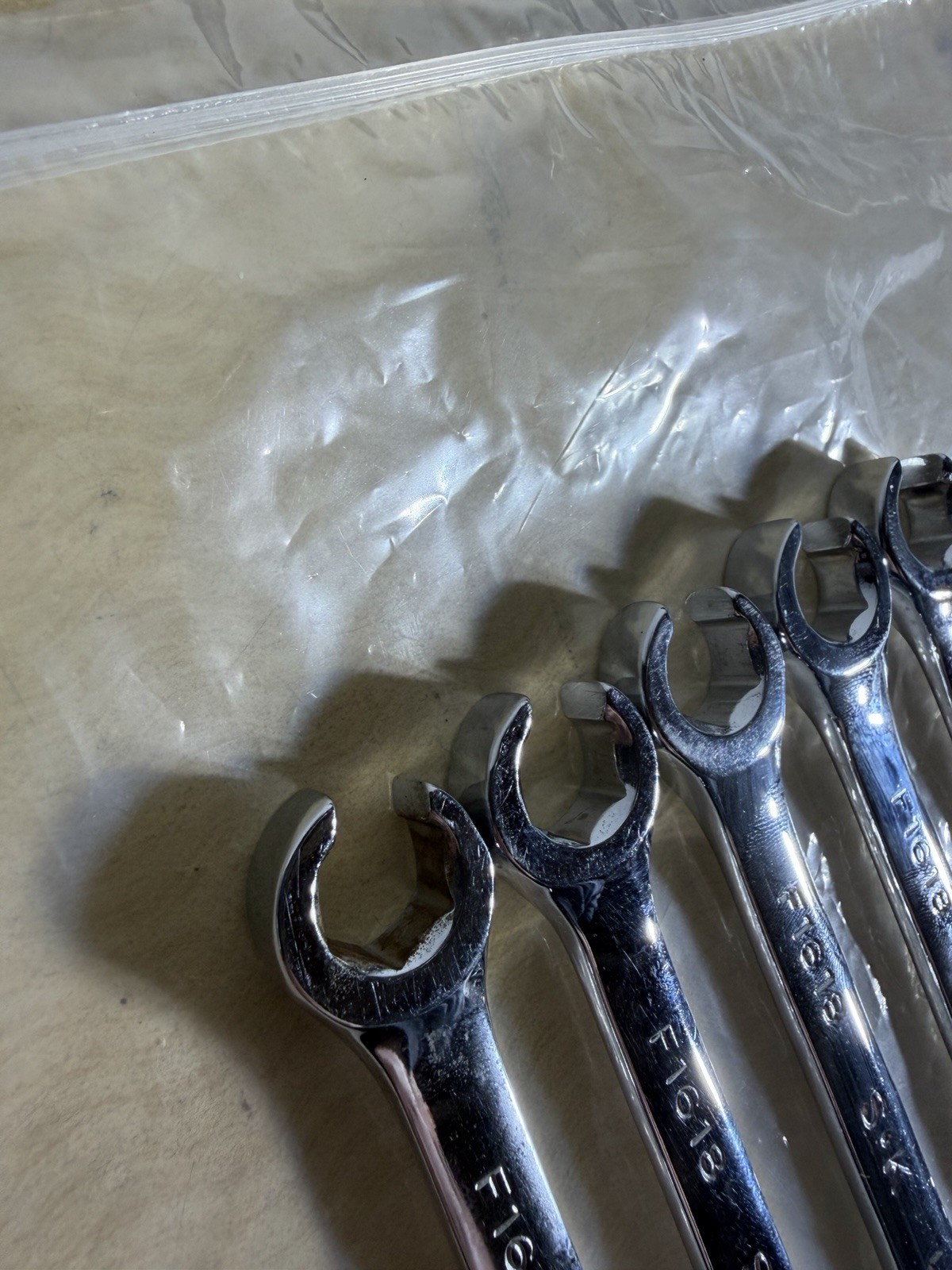 5 pieces – SK Wrench Lot 1/2 9/16 F1618 USA Flare Nut