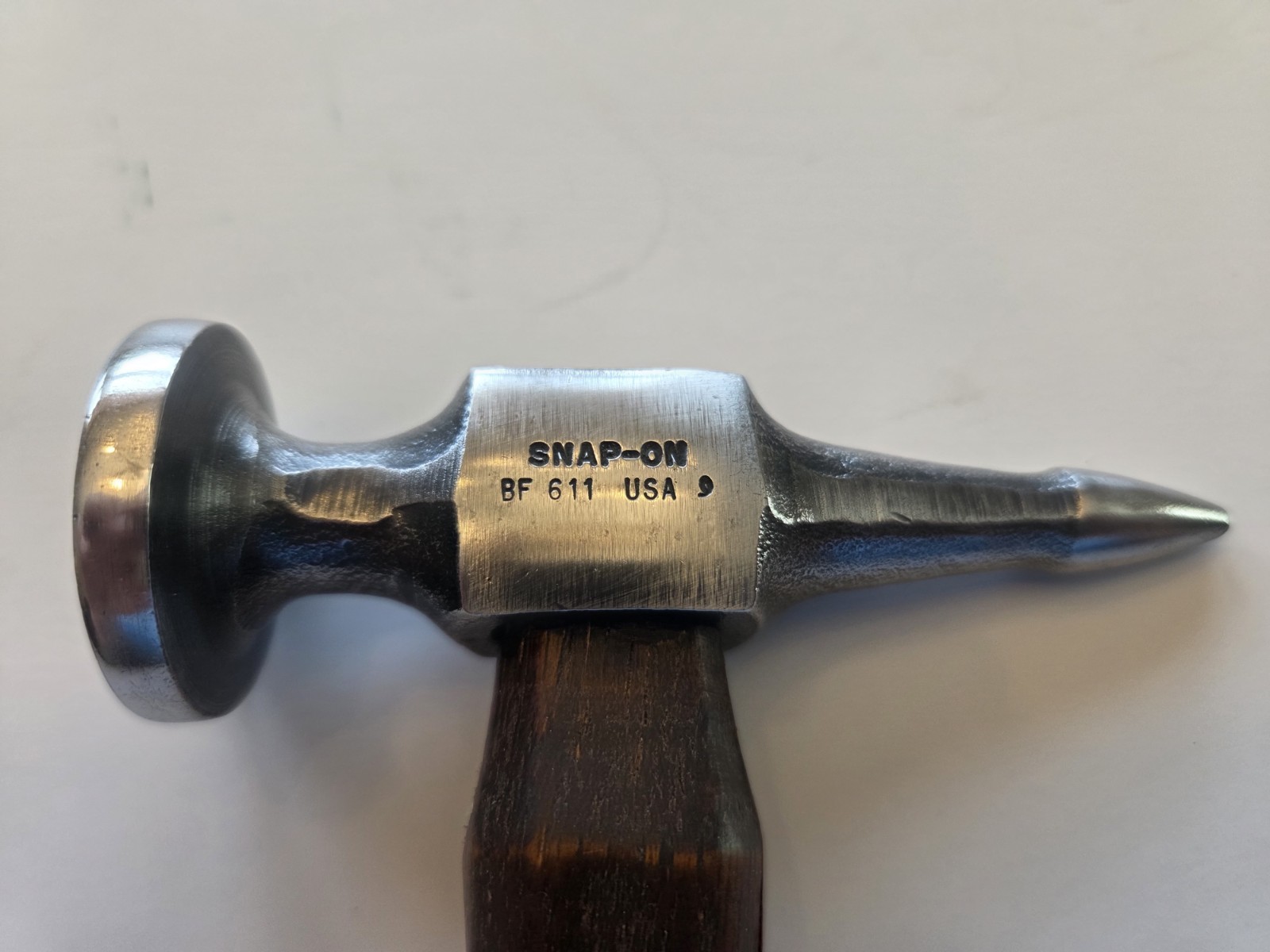 MINT Snap On BF611 Short Pick Sheet Metal Fabrication Auto Body Hammer MUST SEE