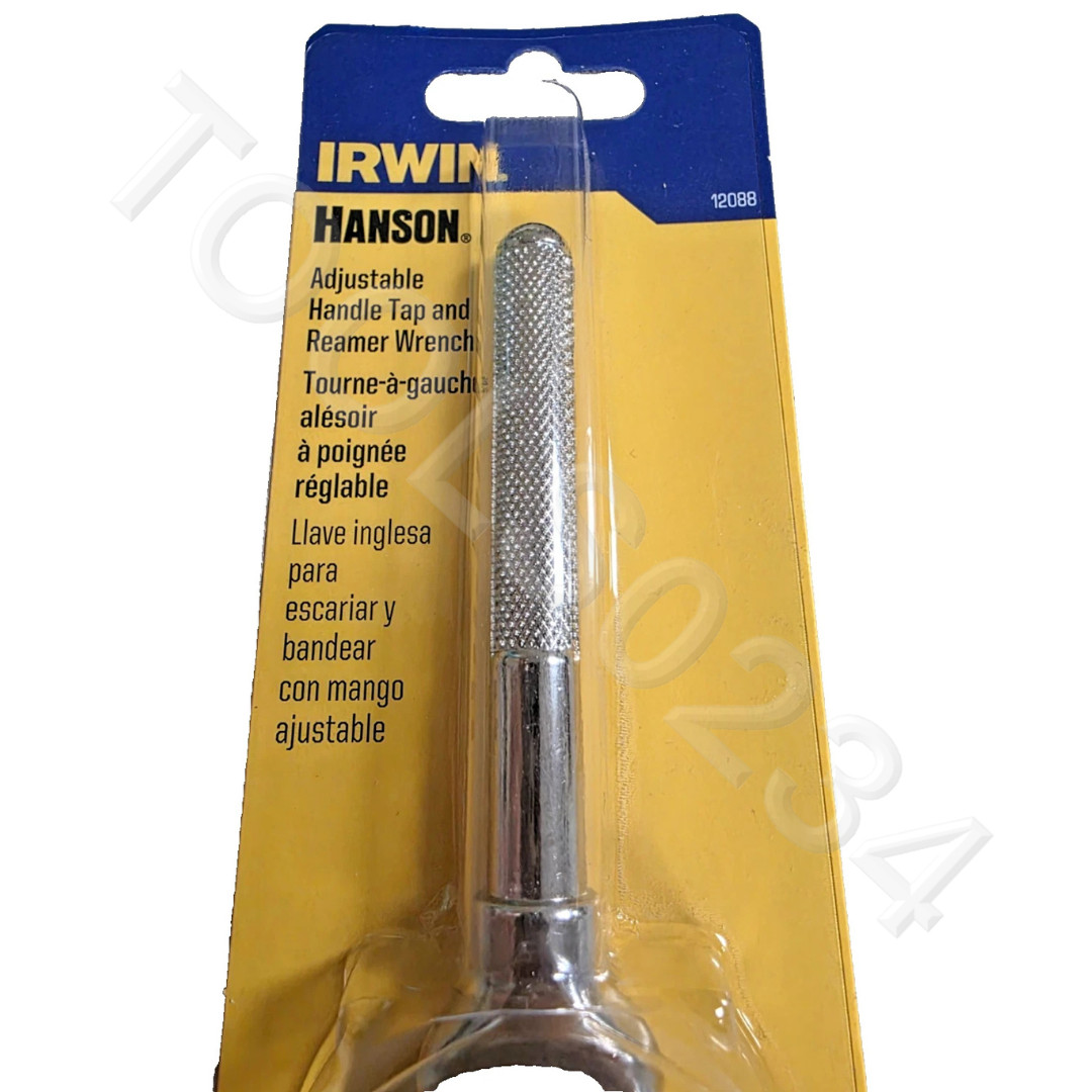 0-1/2″ Bolt Tap Reamer Handle Adjustable Irwin 12088 TR-88 3mm-12mm 9″