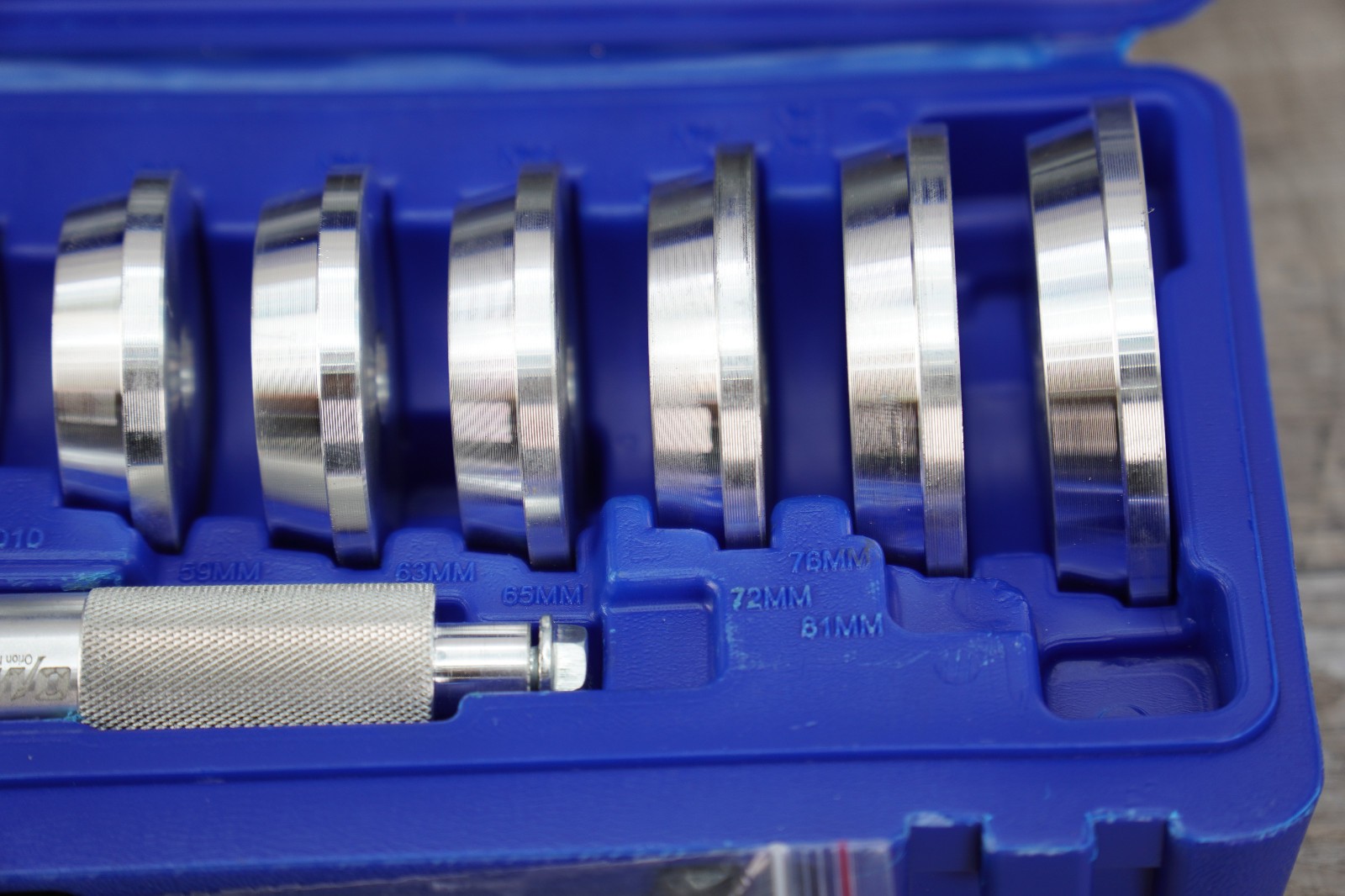 10pc Bearing Race and Seal Driver Set with Adapters for Bearing Installation